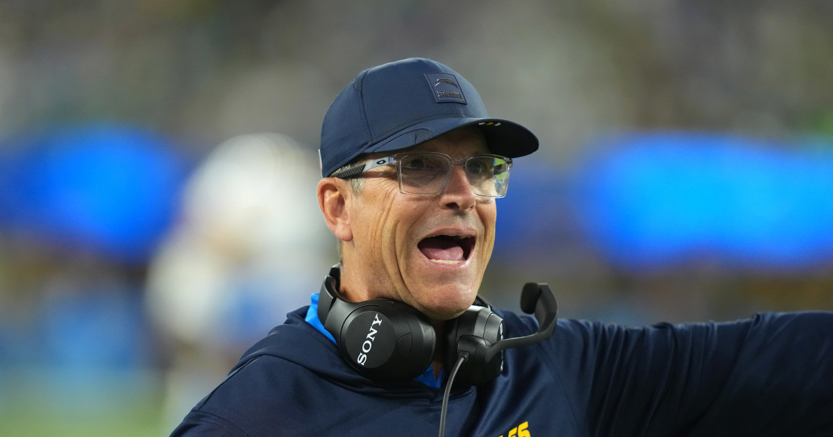 Chargers' Jim Harbaugh Draws Attention for What He Said After Eagles Game