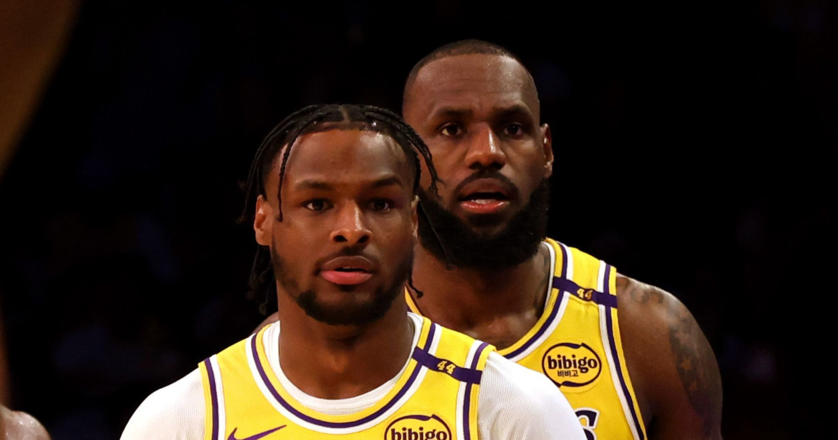 Lakers-Heat Trade Idea Sees Both LeBron and Bronny James Heading to South Beach - Athlon Sports