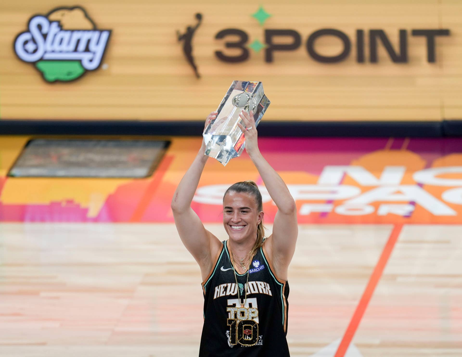 Sabrina Ionescu Declines to Keep Entire $62K Winnings from 3-Point Contest for Unique Reason - Athlon Sports