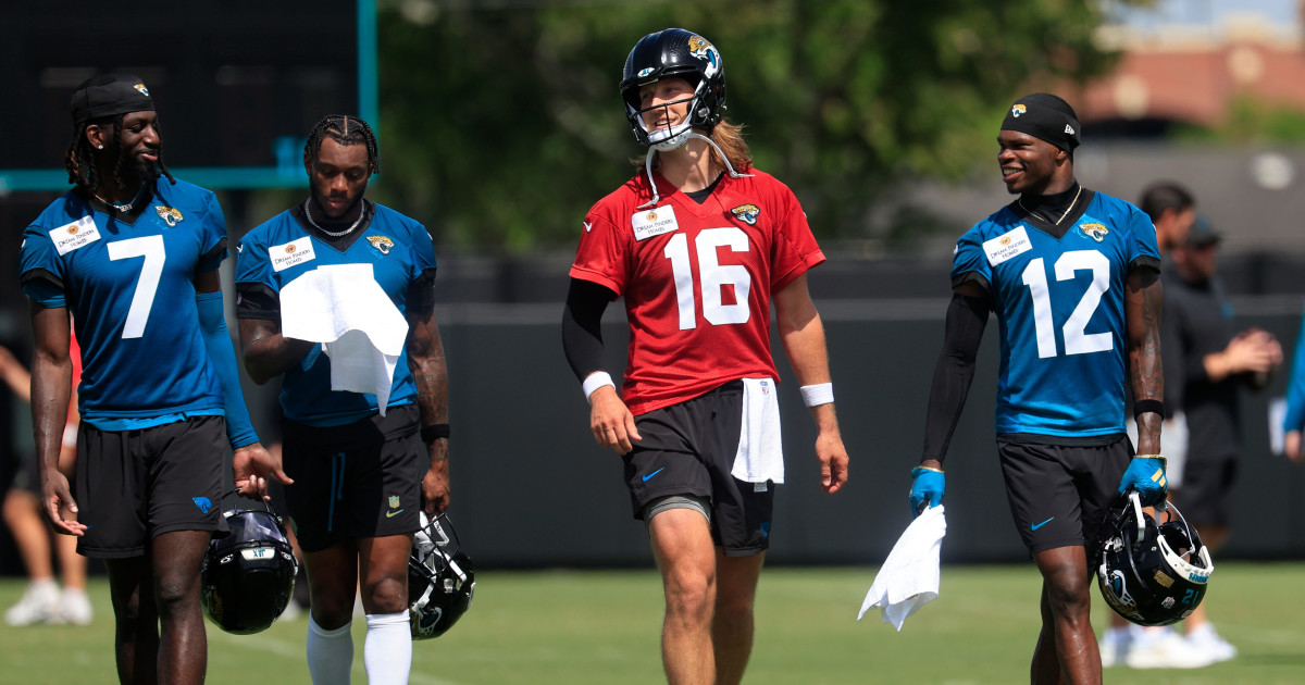 Travis Hunter and Trevor Lawrence Have Fans Fired Up With Jaguars Pre-Camp Workout - Athlon Sports