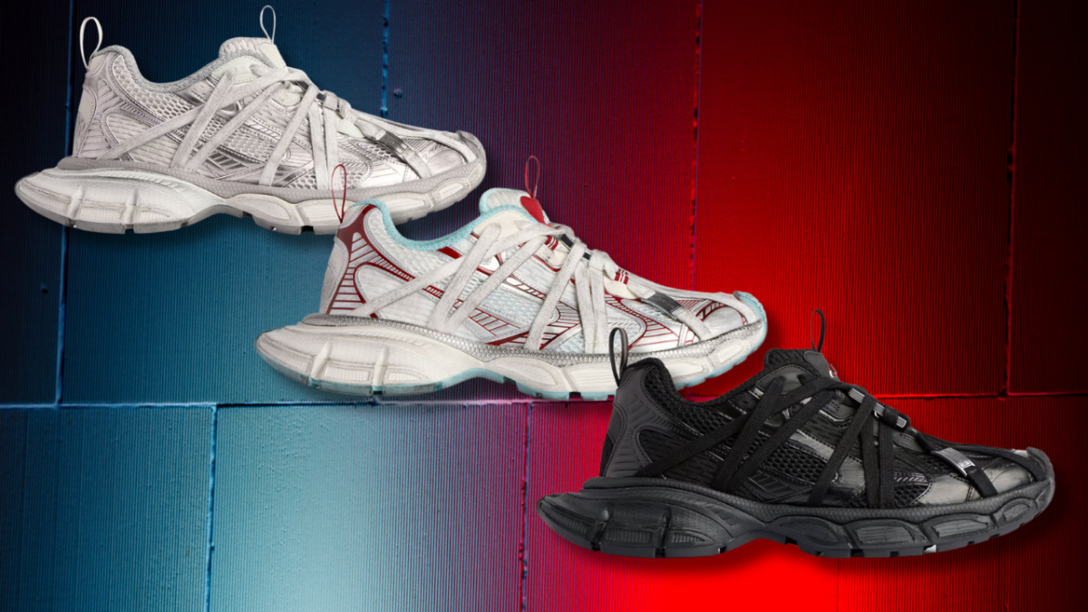 2025夏◆BALENCIAGA◆3xl Extreme Laces B スニーカー ホワイト の ウィメンズ 3XL Extreme Laces B スニーカー