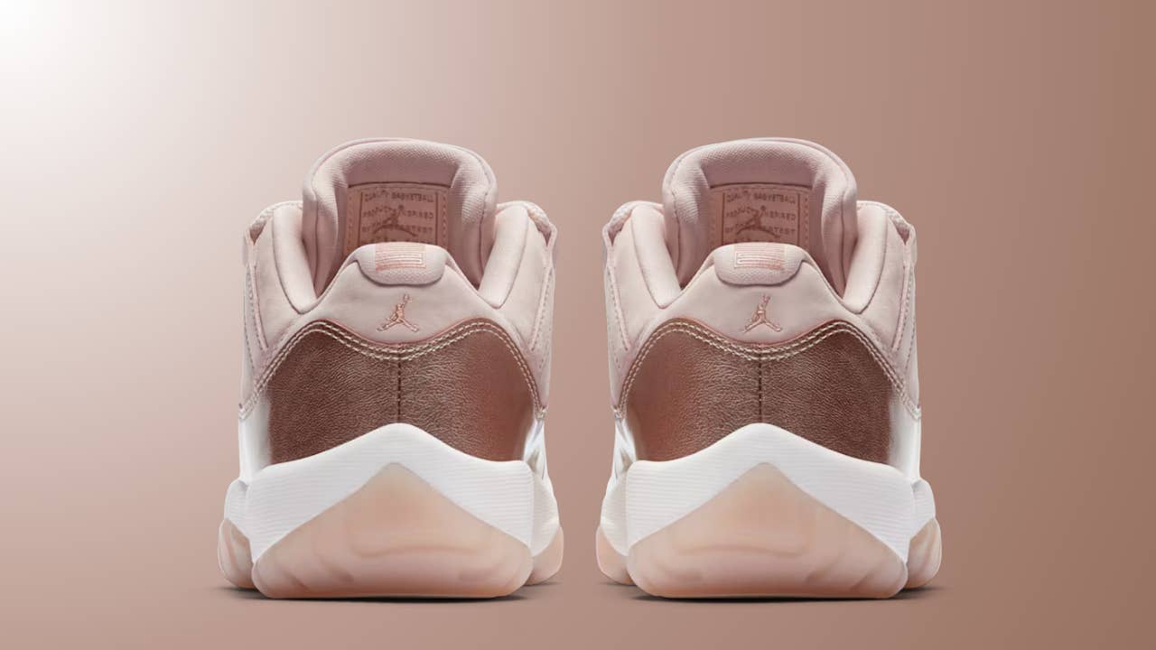 wmns air jordan xi rose gold