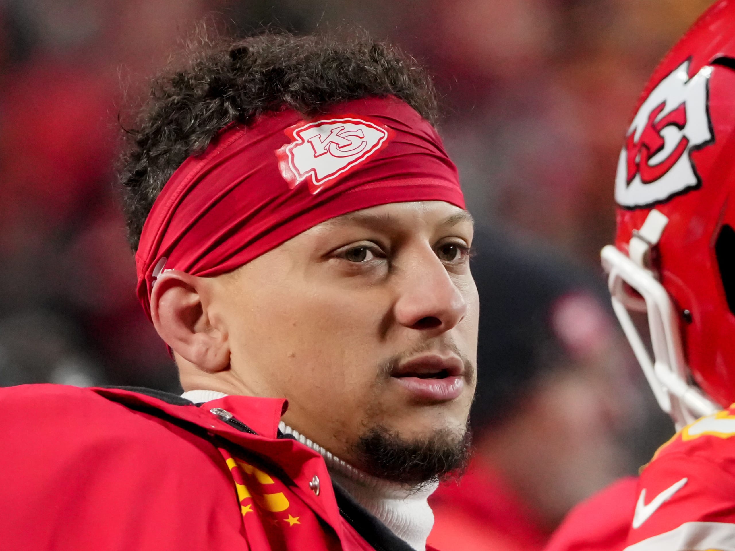"THE FIRST NFL STAR IN HISTORY TO INSPIRE A GENERATION WITH HIS COMEBACK SPIRIT — AND HIS NAME IS Patrick Mahomes." ngann