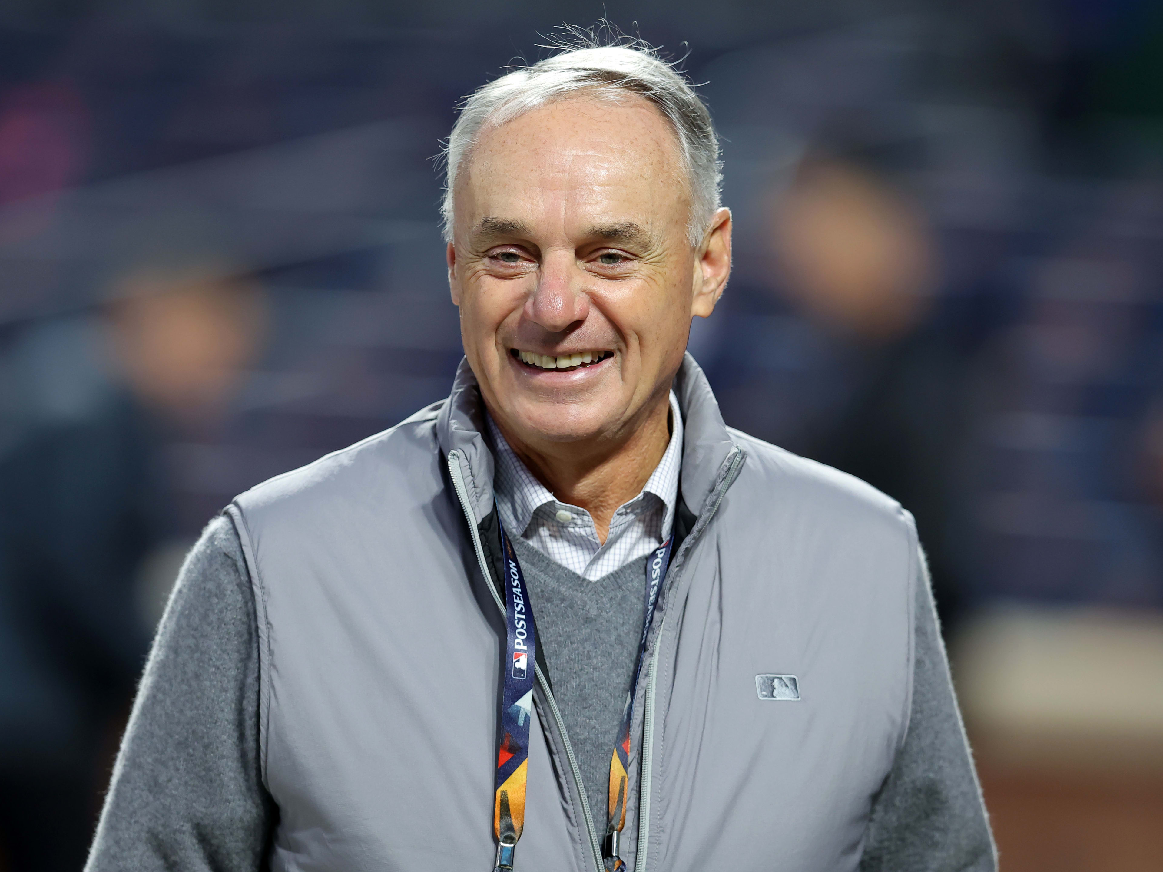 Major League Baseball commissioner Rob Manfred.
