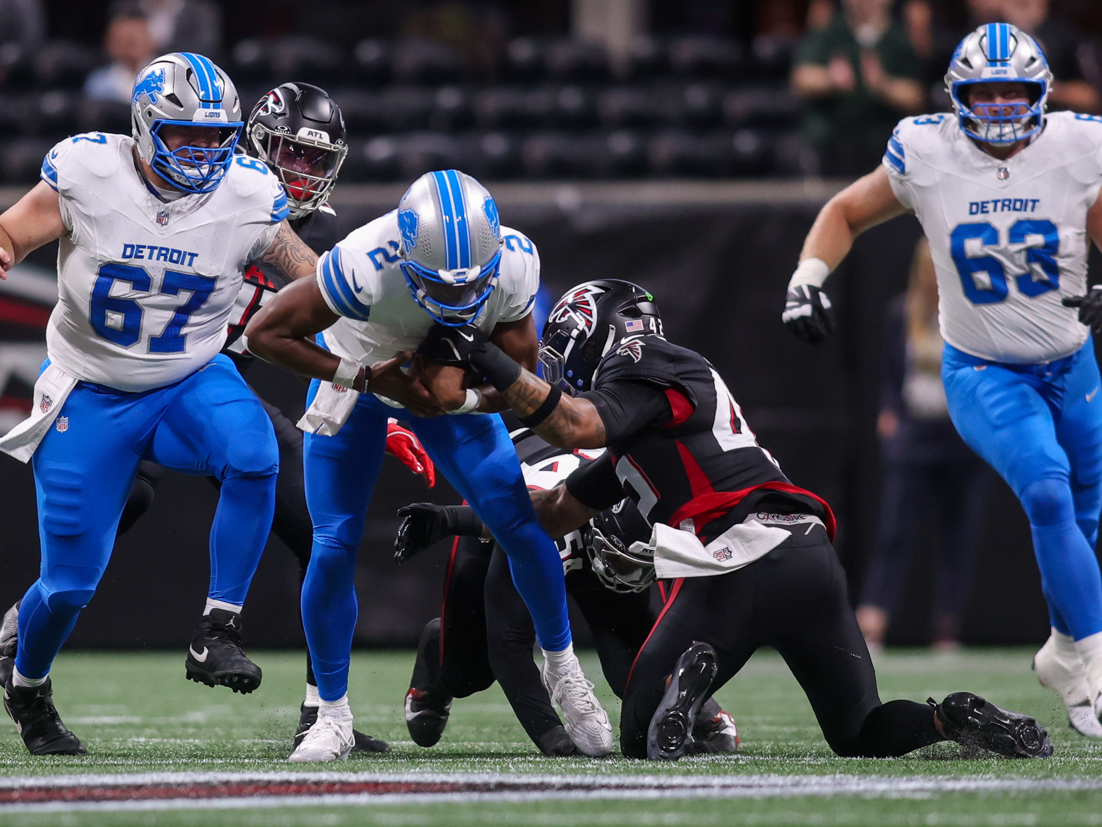 Detroit Lions quarterback Hendon Hooker