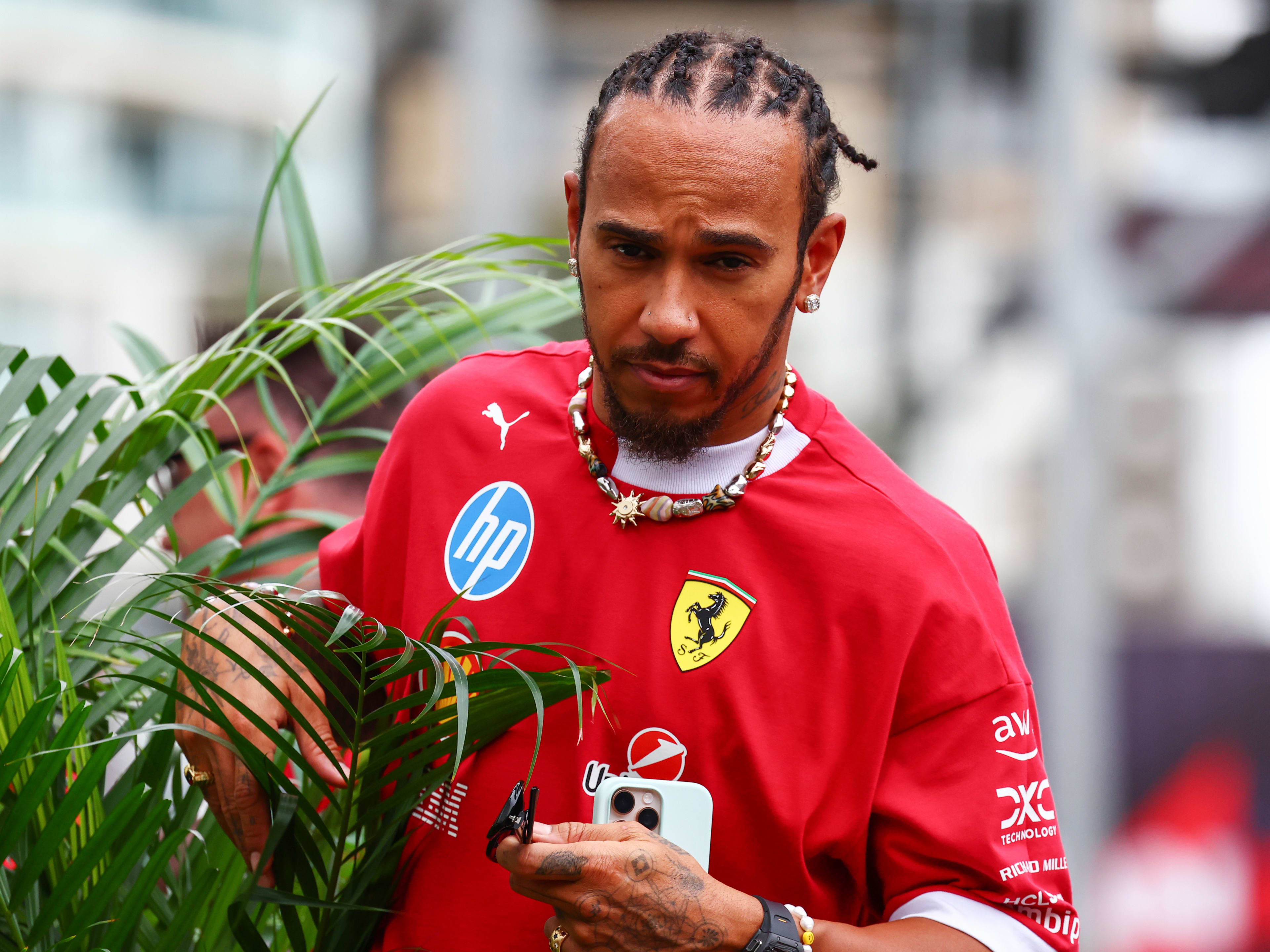 Lewis Hamilton Bitterly Disappointed by Ferrari Strategy After Q2 Exit in Azerbaijan  GP - Athlon Sports