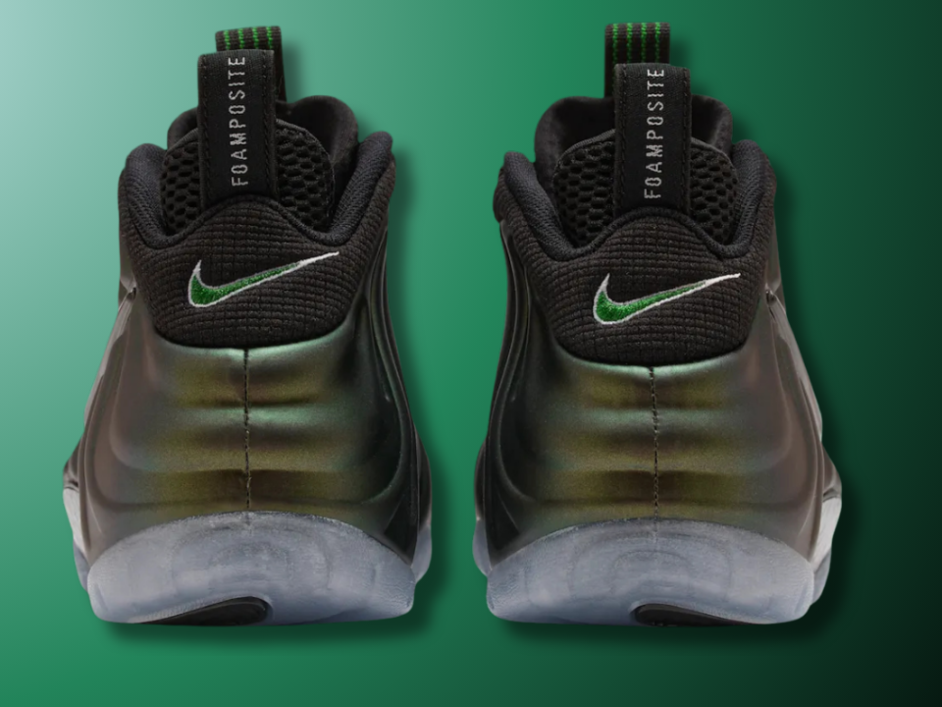 olive green foamposite