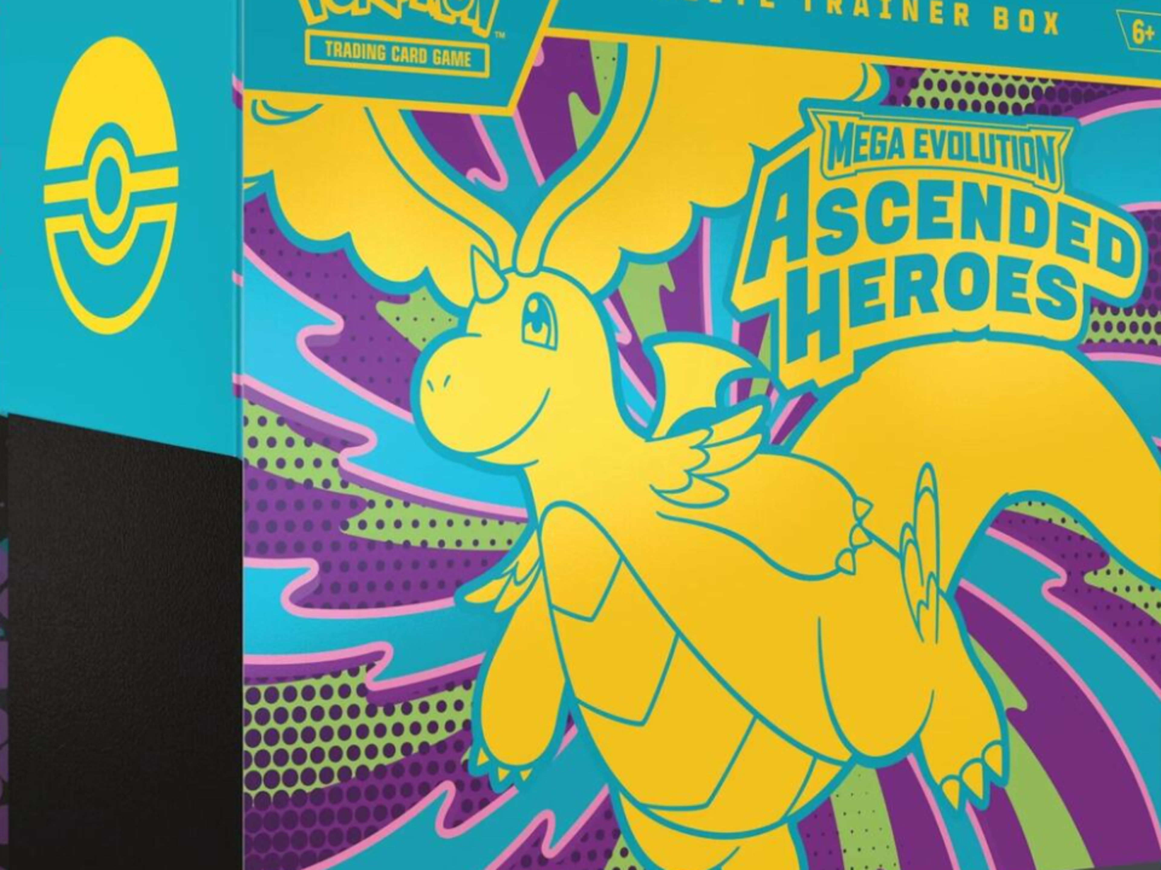 Official Pokémon TCG Ascended Heroes elite trainer box with Mega Dragonite