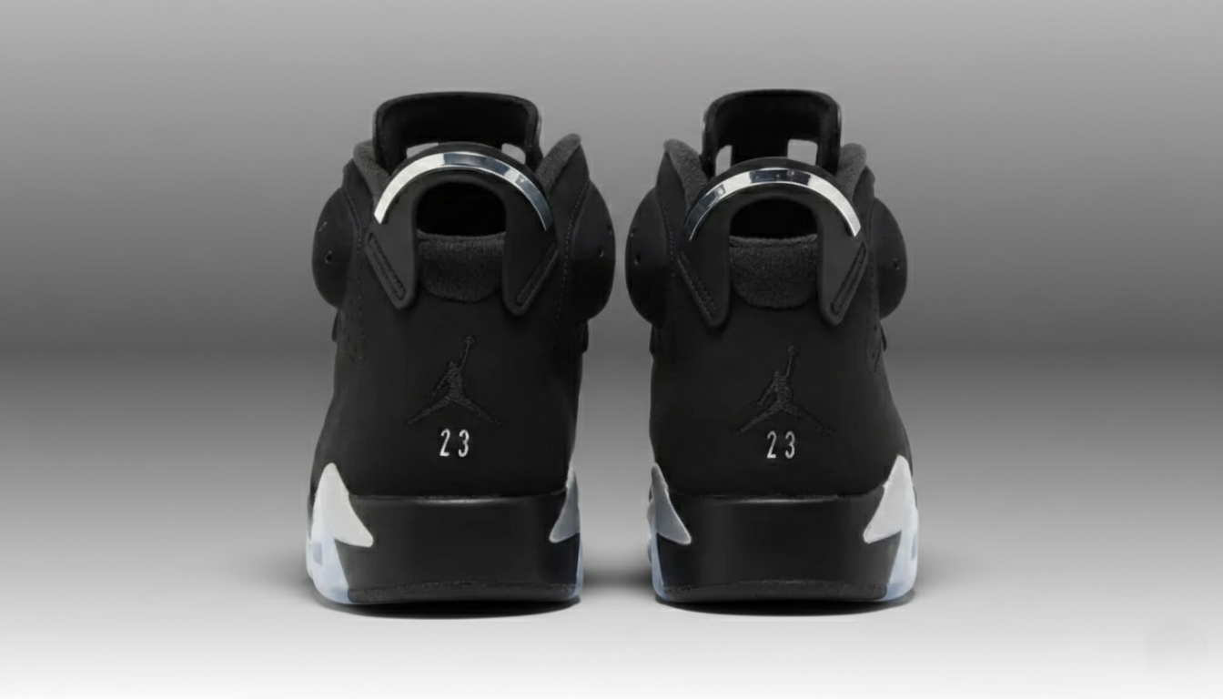 Men’s size 8 retro 6 black and silver brand new never worn Air Jordan 6 Retro Low  main image 2