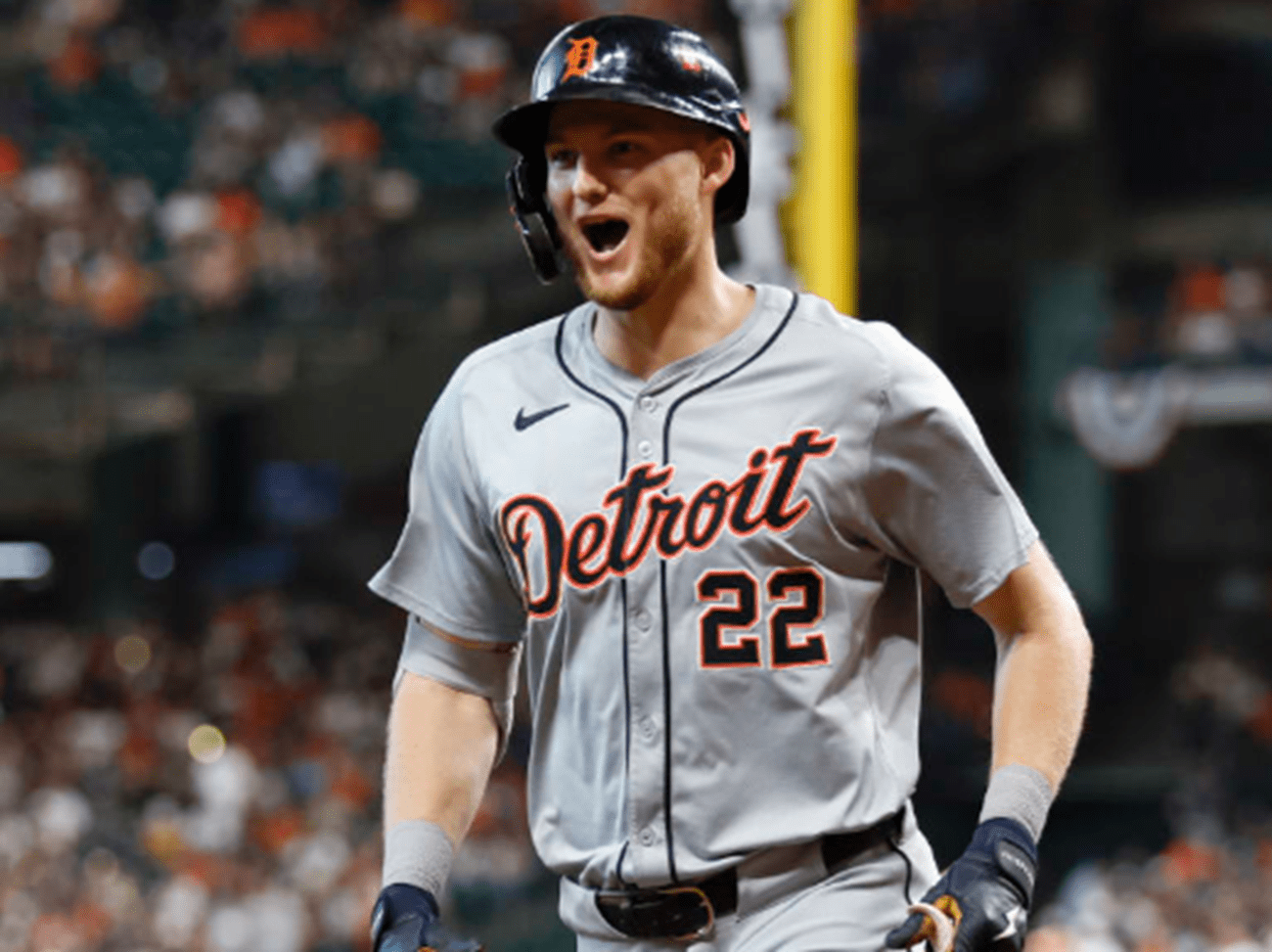 Tigers center fielder Parker Meadows joined Al Kaline in elite company after a Game 3 win vs. Cleveland.