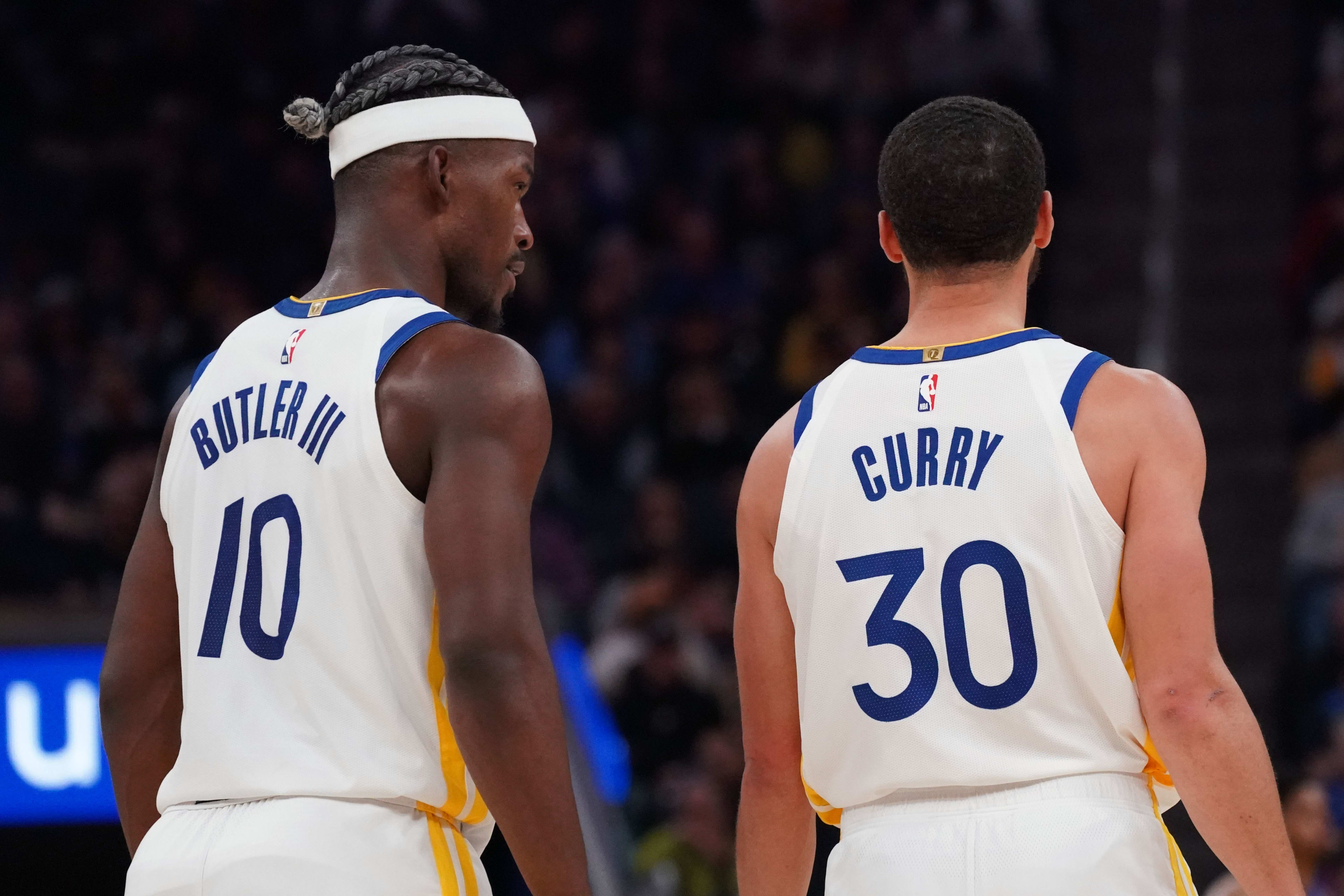Jimmy Butler and Steph Curry