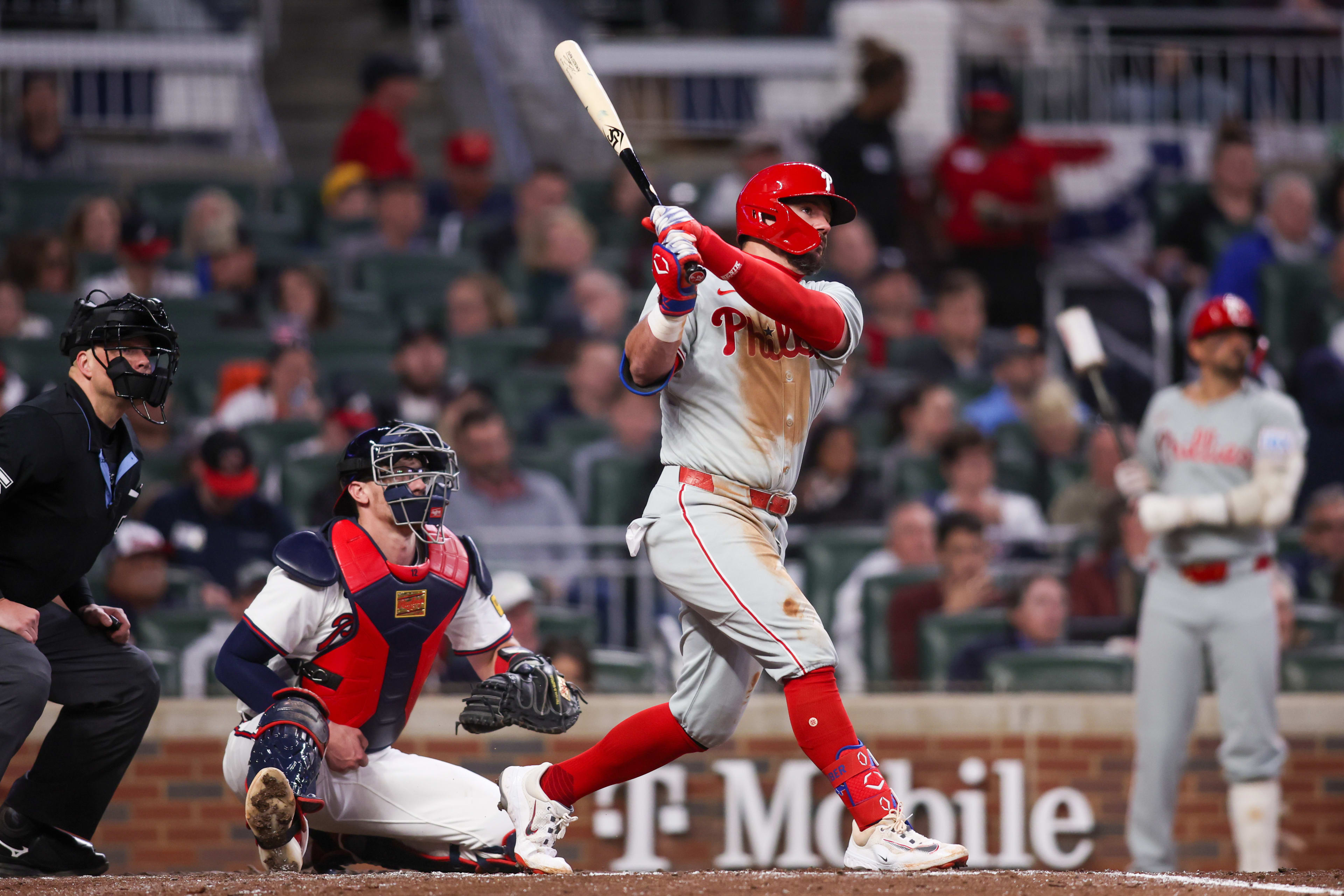 Philadelphia Phillies designated hitter Kyle Schwarber (12)