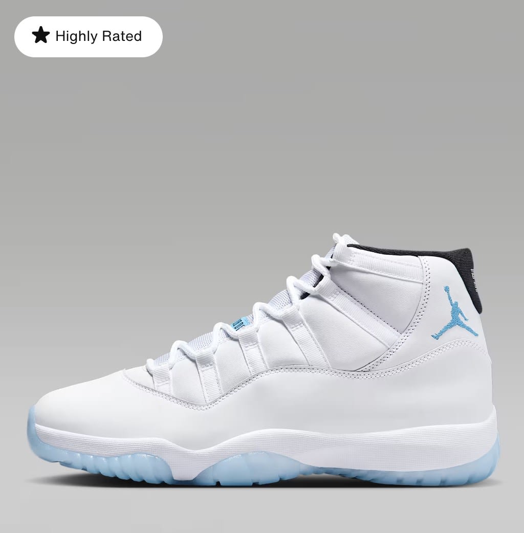 men's air jordan 11 retro legend blue