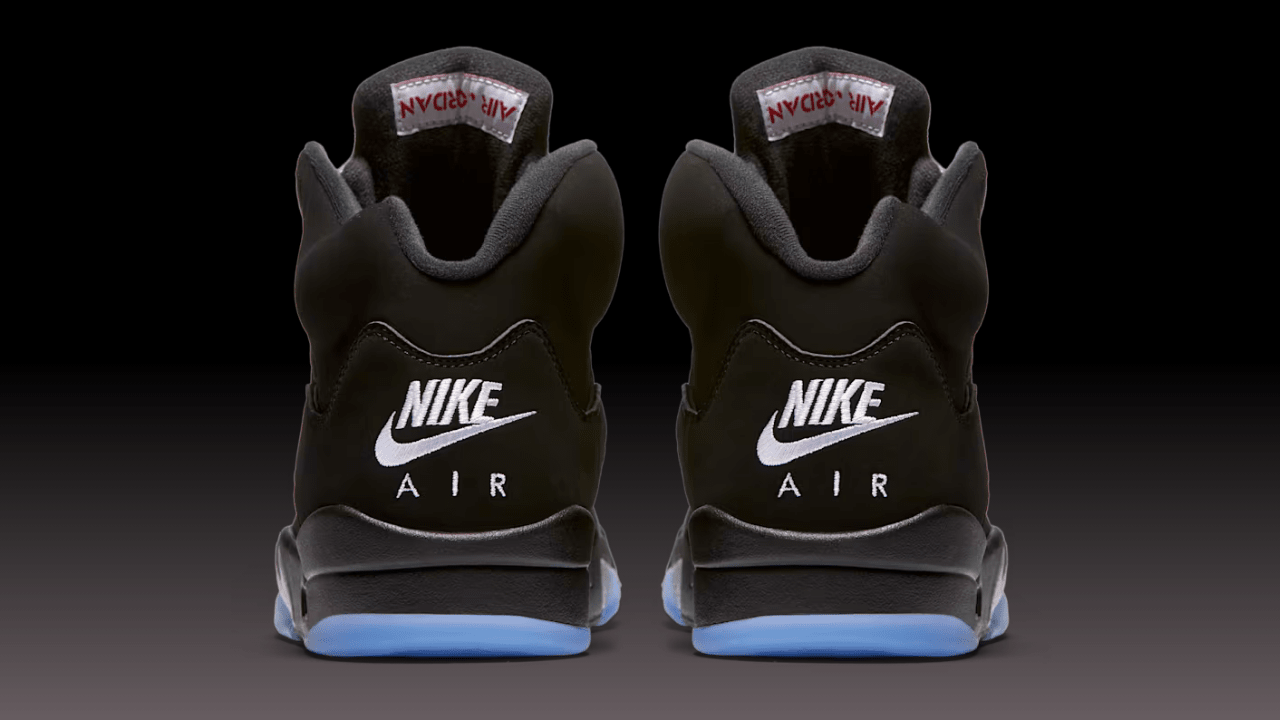 jordan 5 suede black