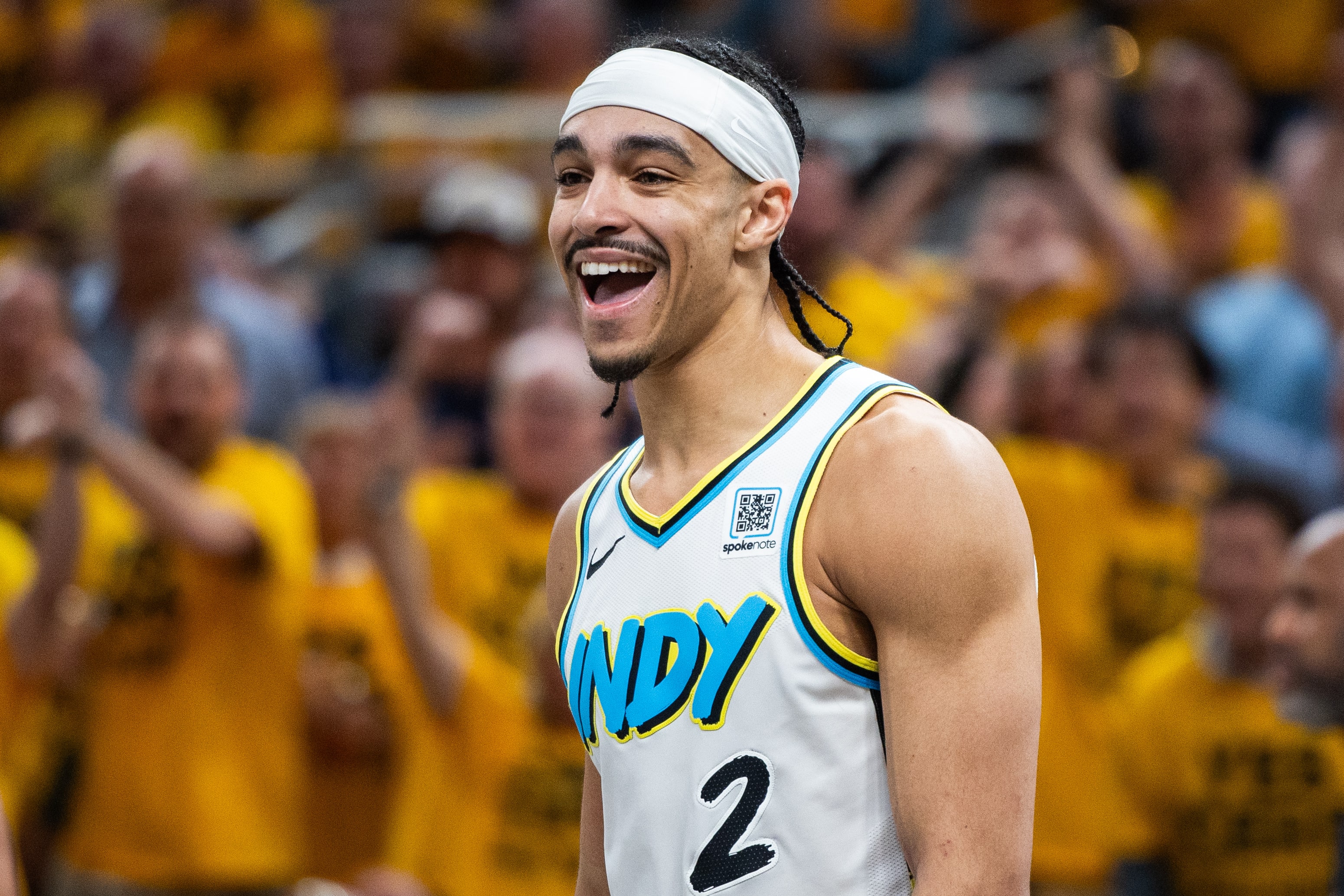 Indiana Pacers guard Andrew Nembhard (2)