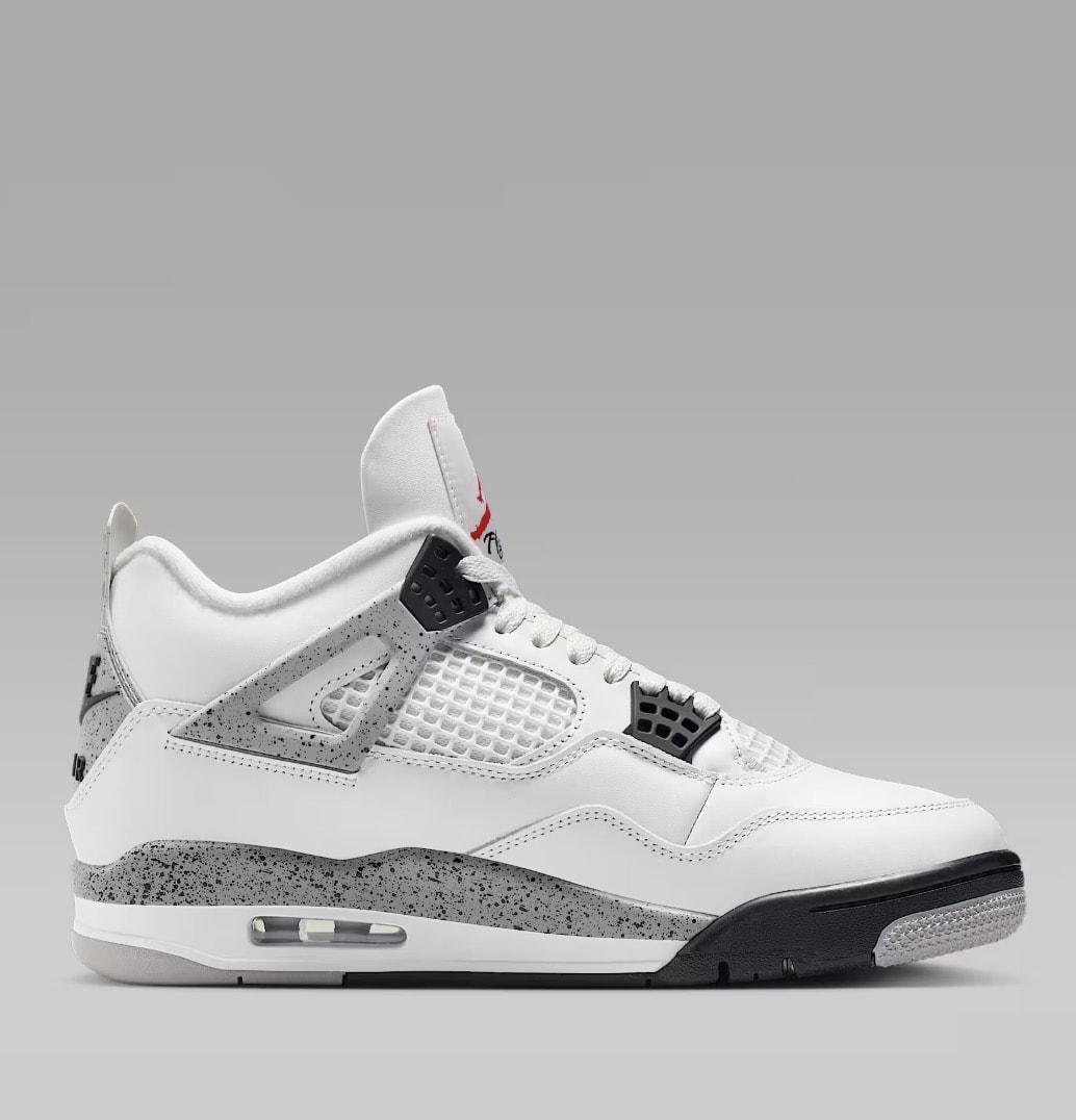 シューズ(男性用) Nike Air Jordan 4 Retro White Cement Nike Air Jordan 4 Retro White Cement (2025) FV5029-100 Mens