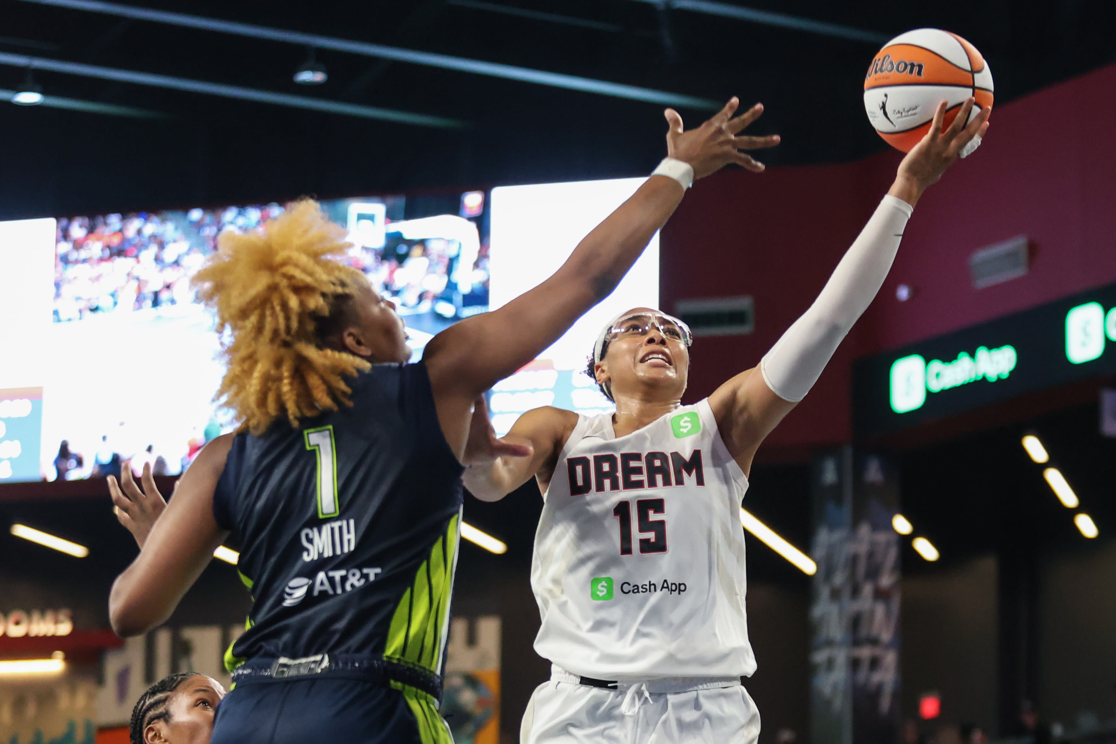 WNBA Sends Strong Message on Dream's Allisha Gray Besting Paige Bueckers'  Wings - Athlon Sports