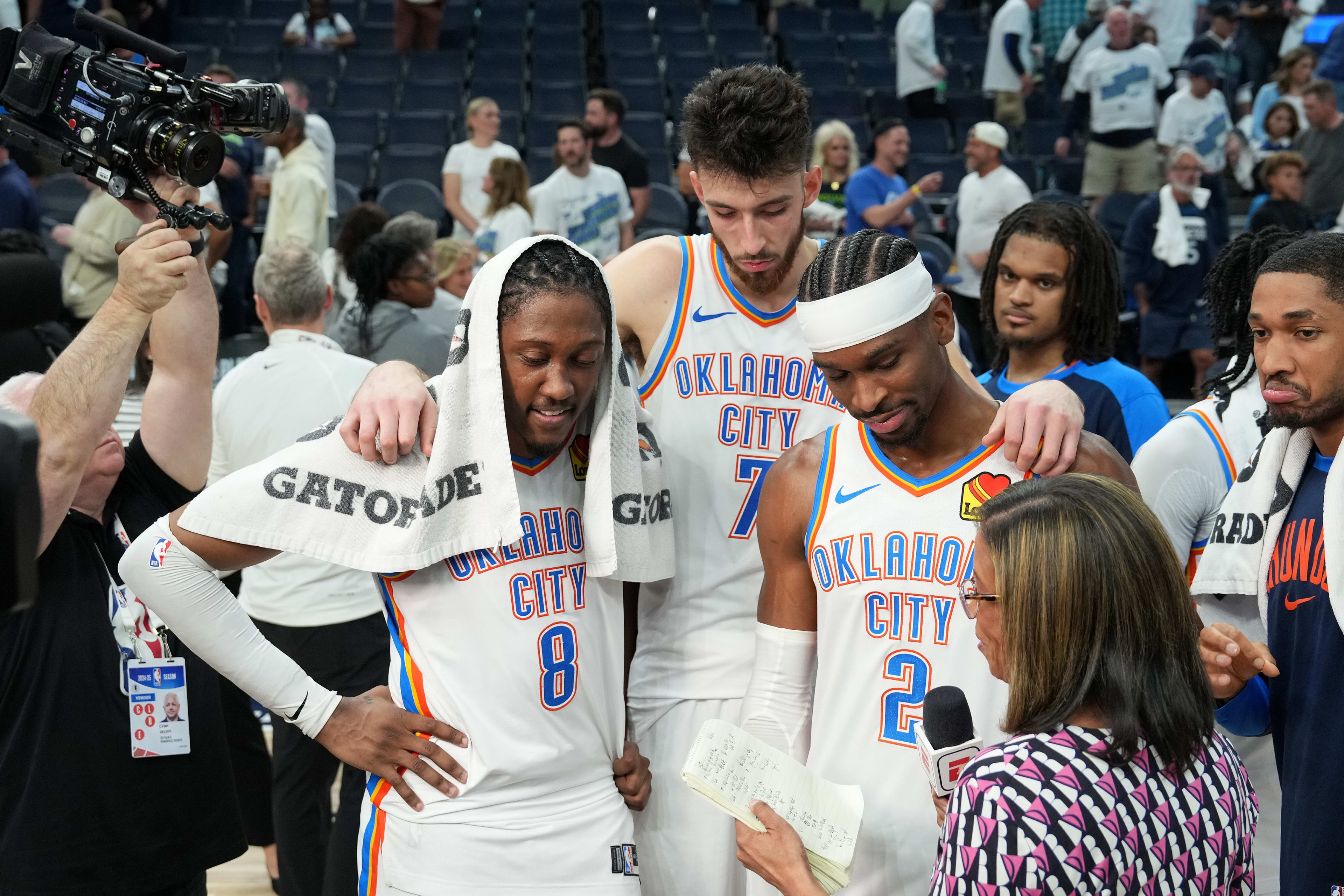 Chet Holmgren, Jalen Williams, Shai Gilgeous-Alexander