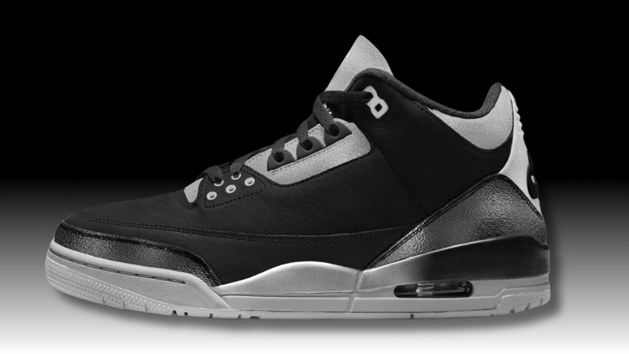 air jordan 3 black white
