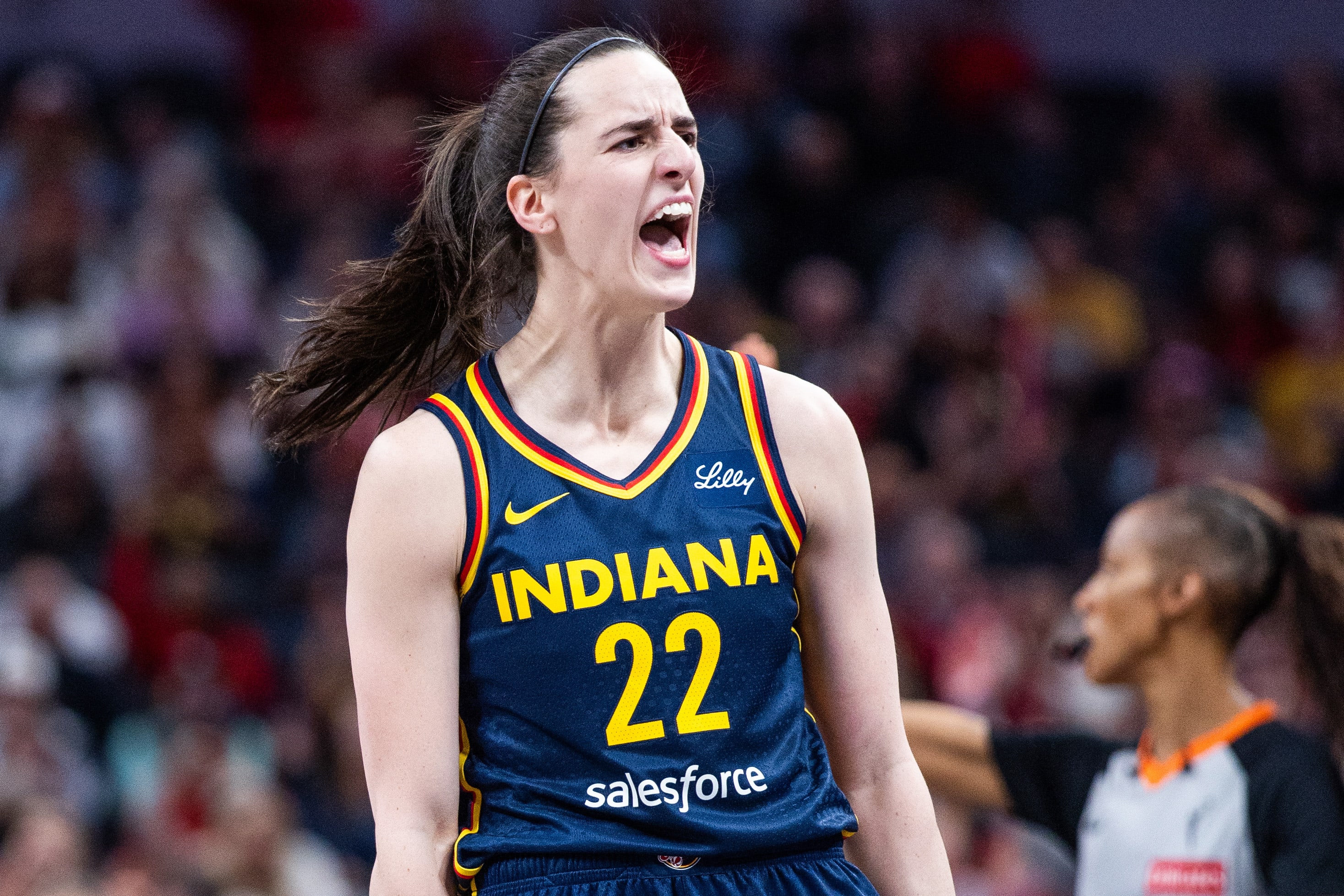 Indiana Fever guard Caitlin Clark (22)