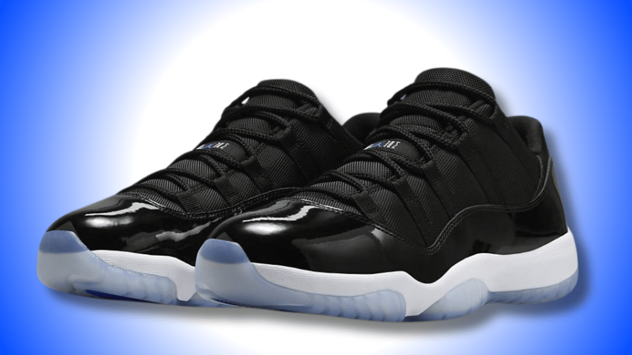 Air Jordan 11 Retro Low 'Space Jam' Sneakers Shine in
