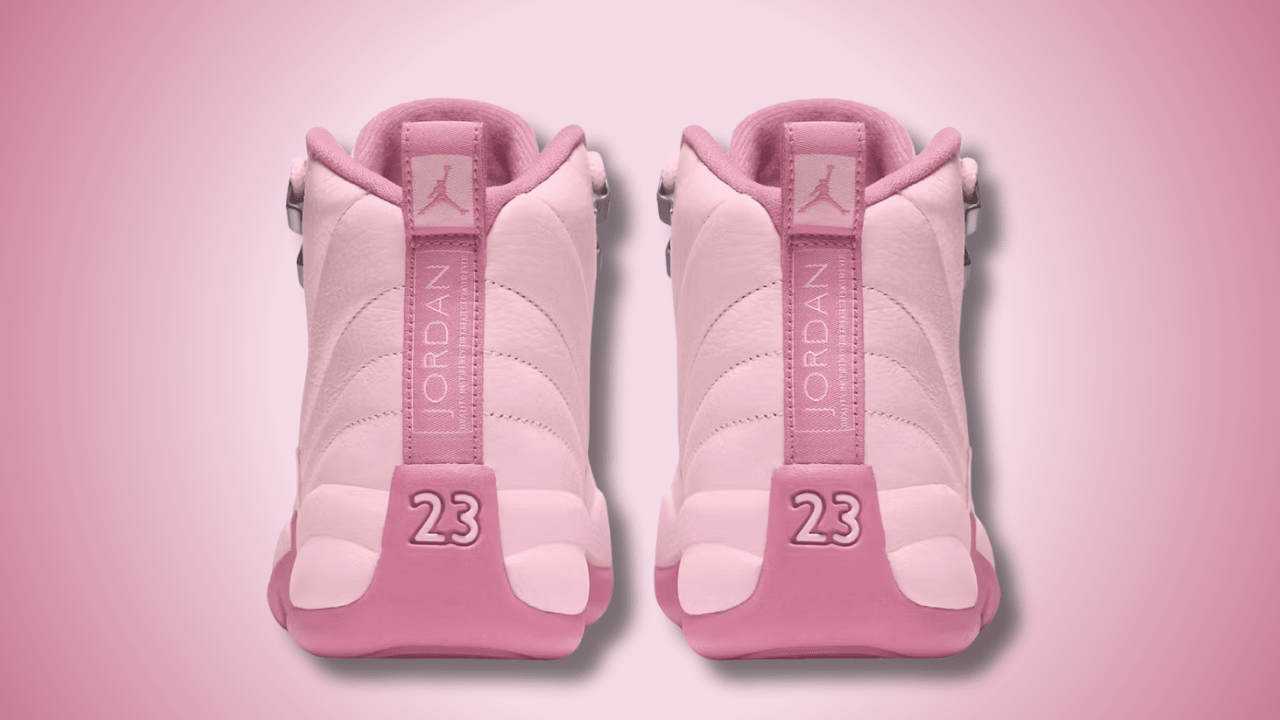 light pink jordan 12