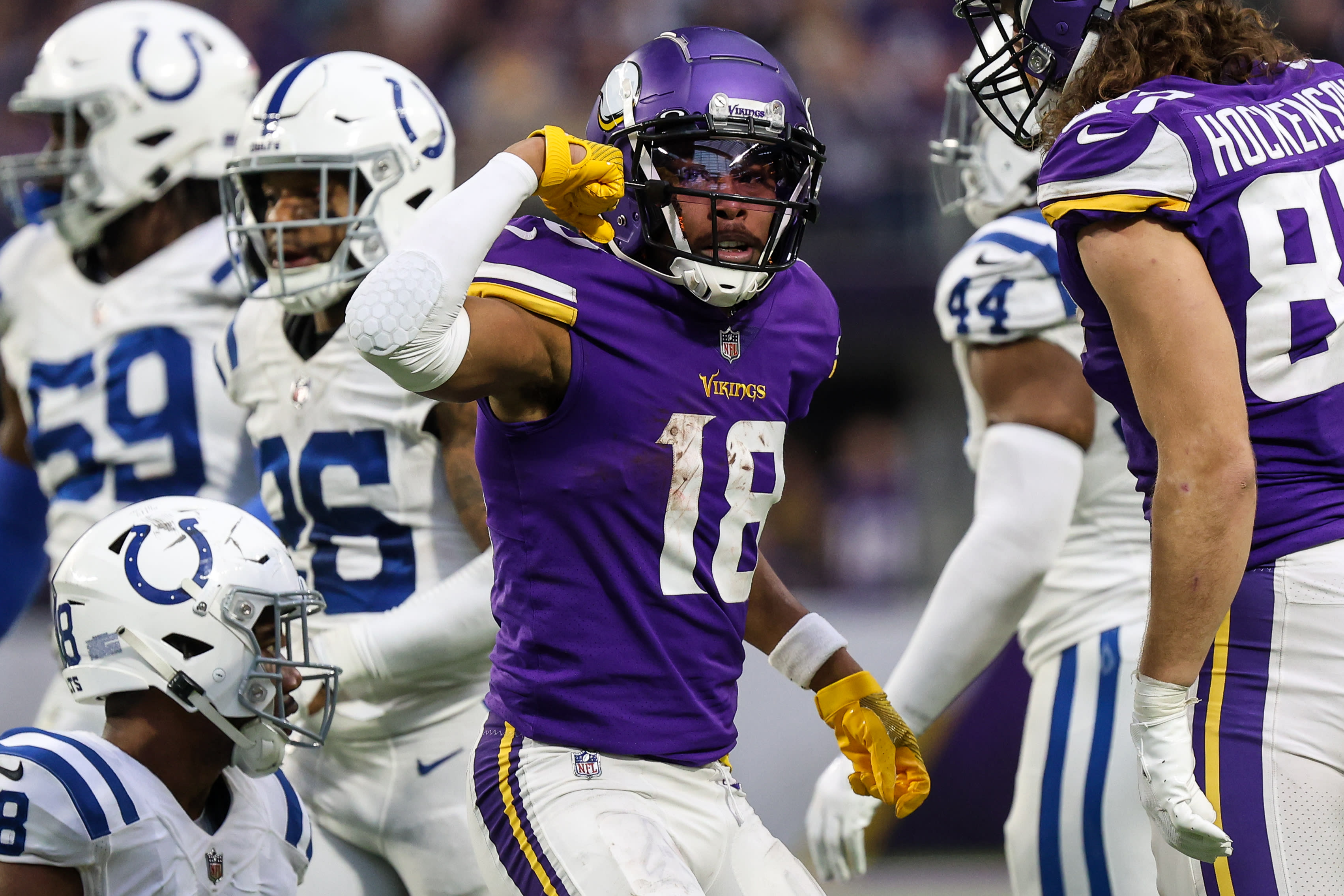 Is Vikings' Justin Jefferson Playing Today vs. Texans in Preseason Game? -  Athlon Sports, image size:3406x2271