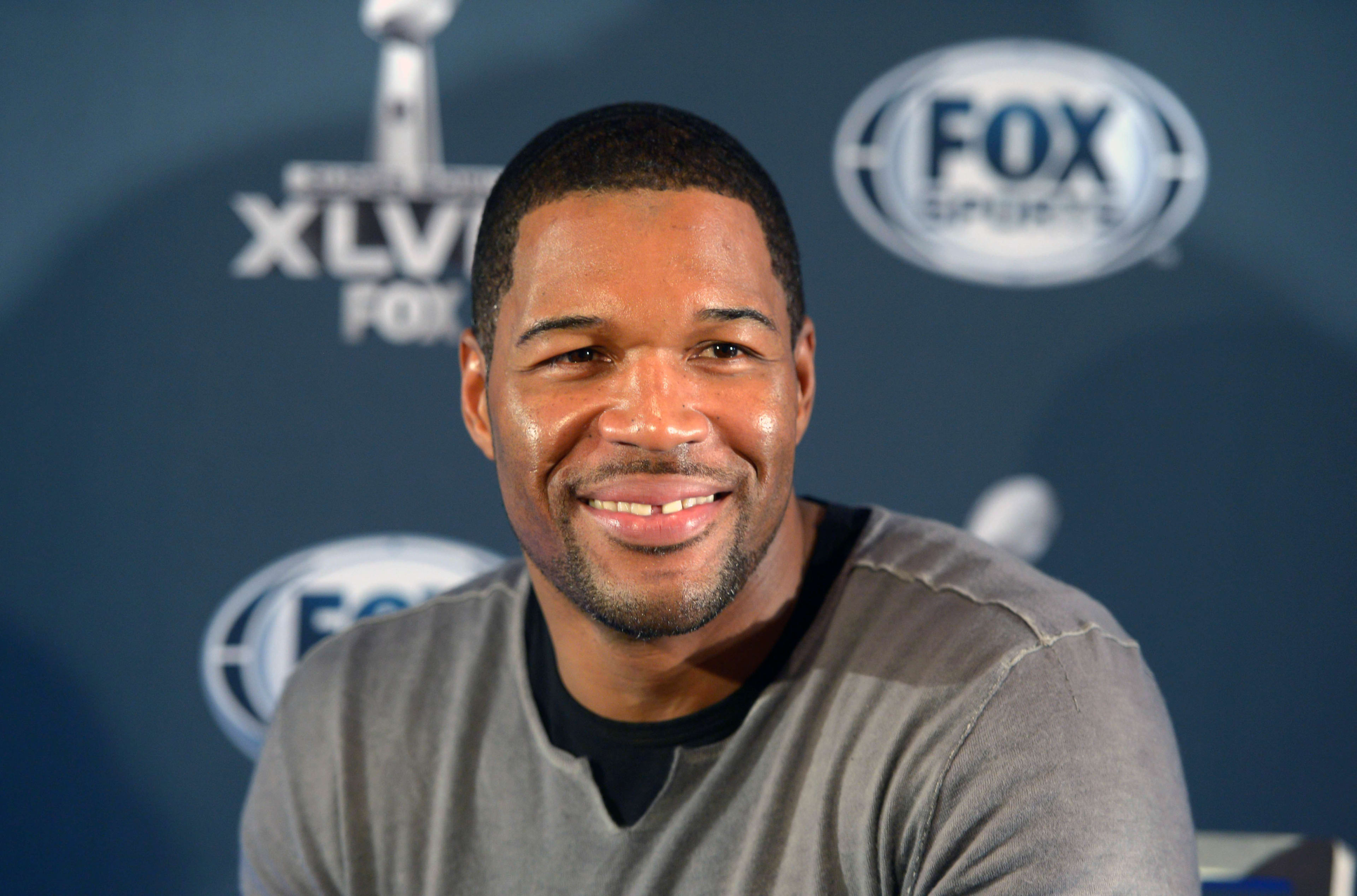 Fox Sports host Michael Strahan