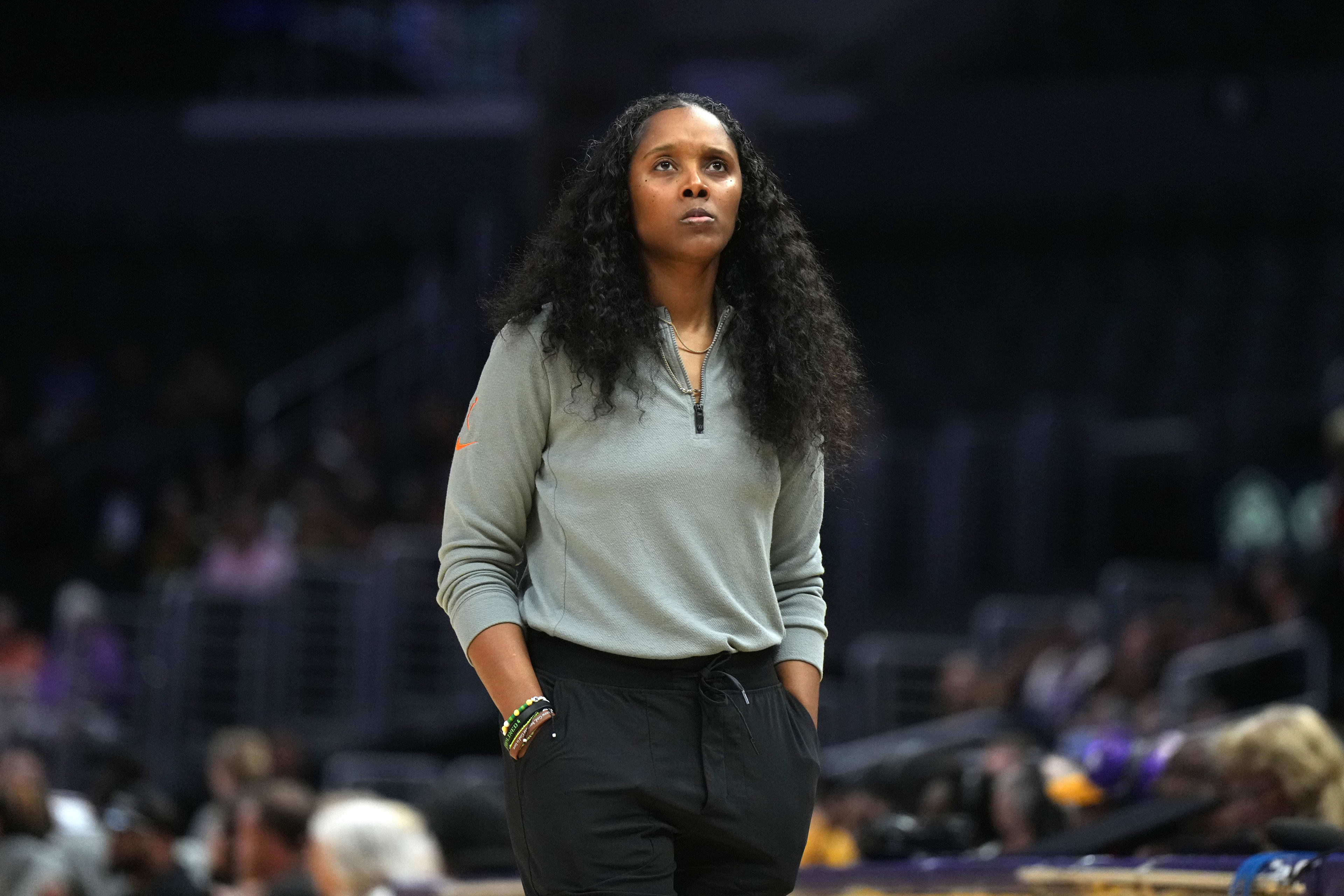 Seattle Storm coach Noelle Quinn
