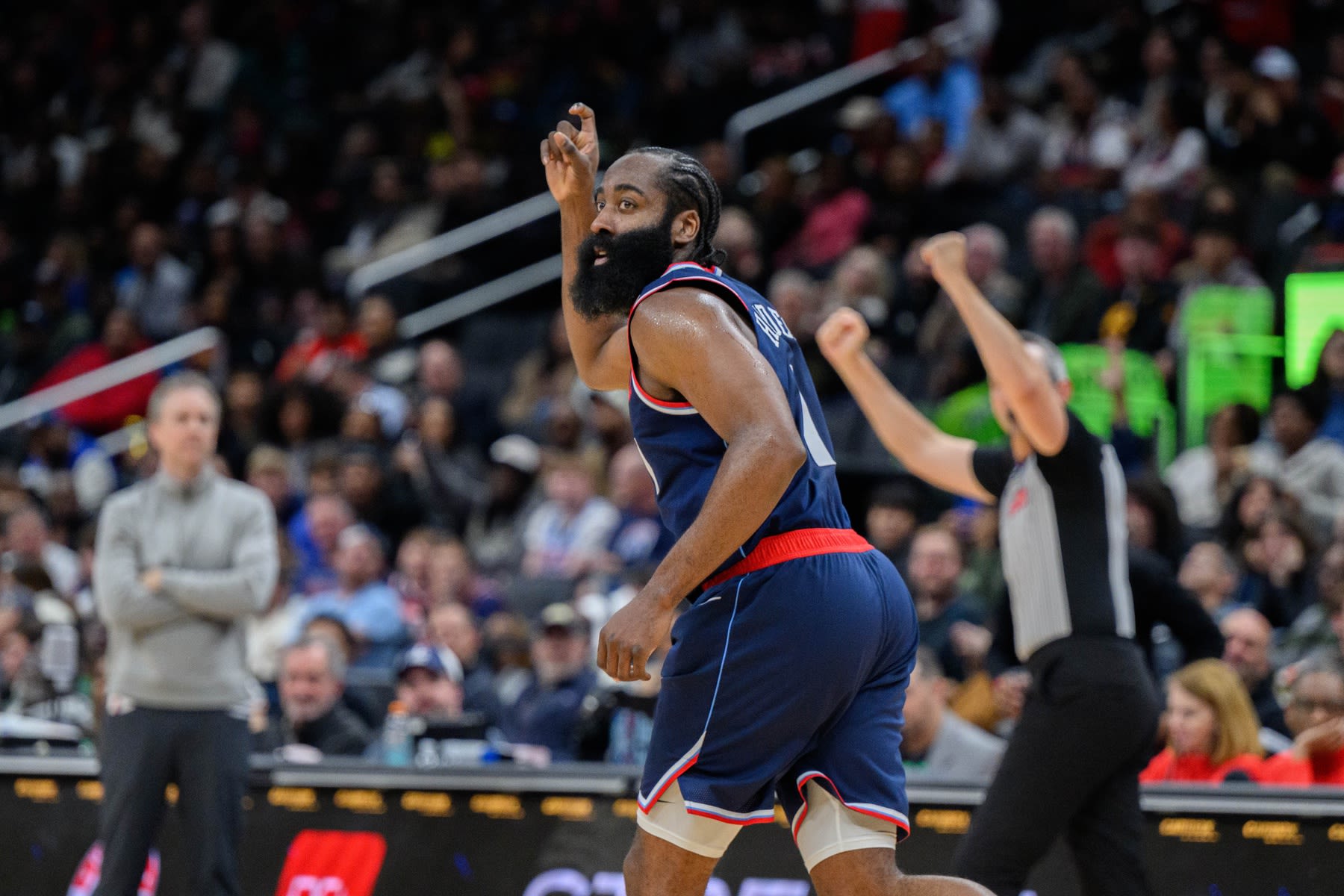 After Dominating the Lakers James Harden Moves Up the Ranks of Basketball  History - Athlon Sports, image size:1800x1200