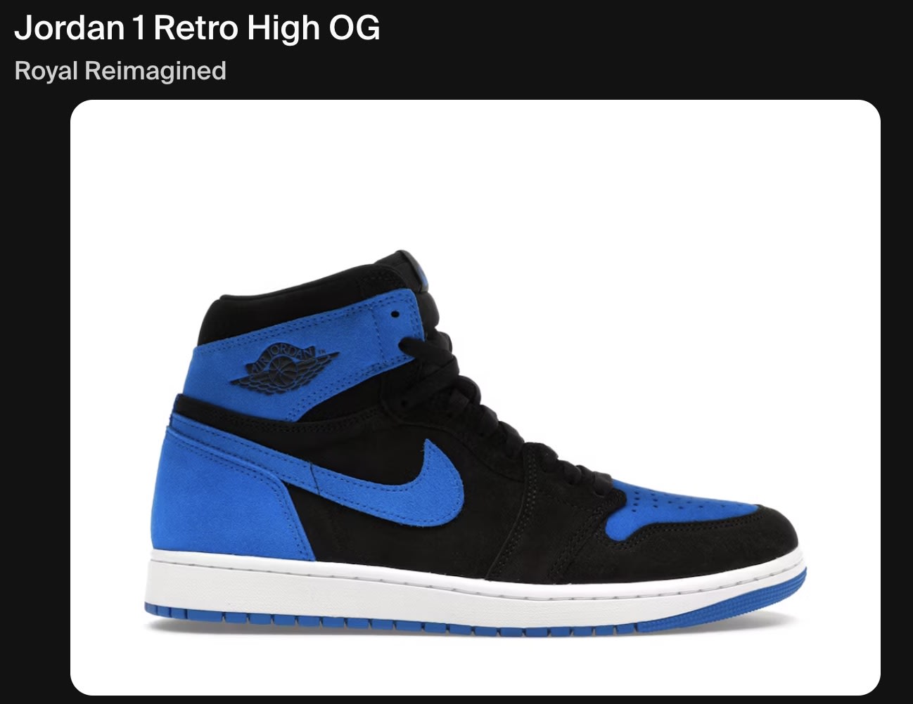 Reimagined' Retro Air Jordan 1 Shoes Are on Sale Now for as Low as