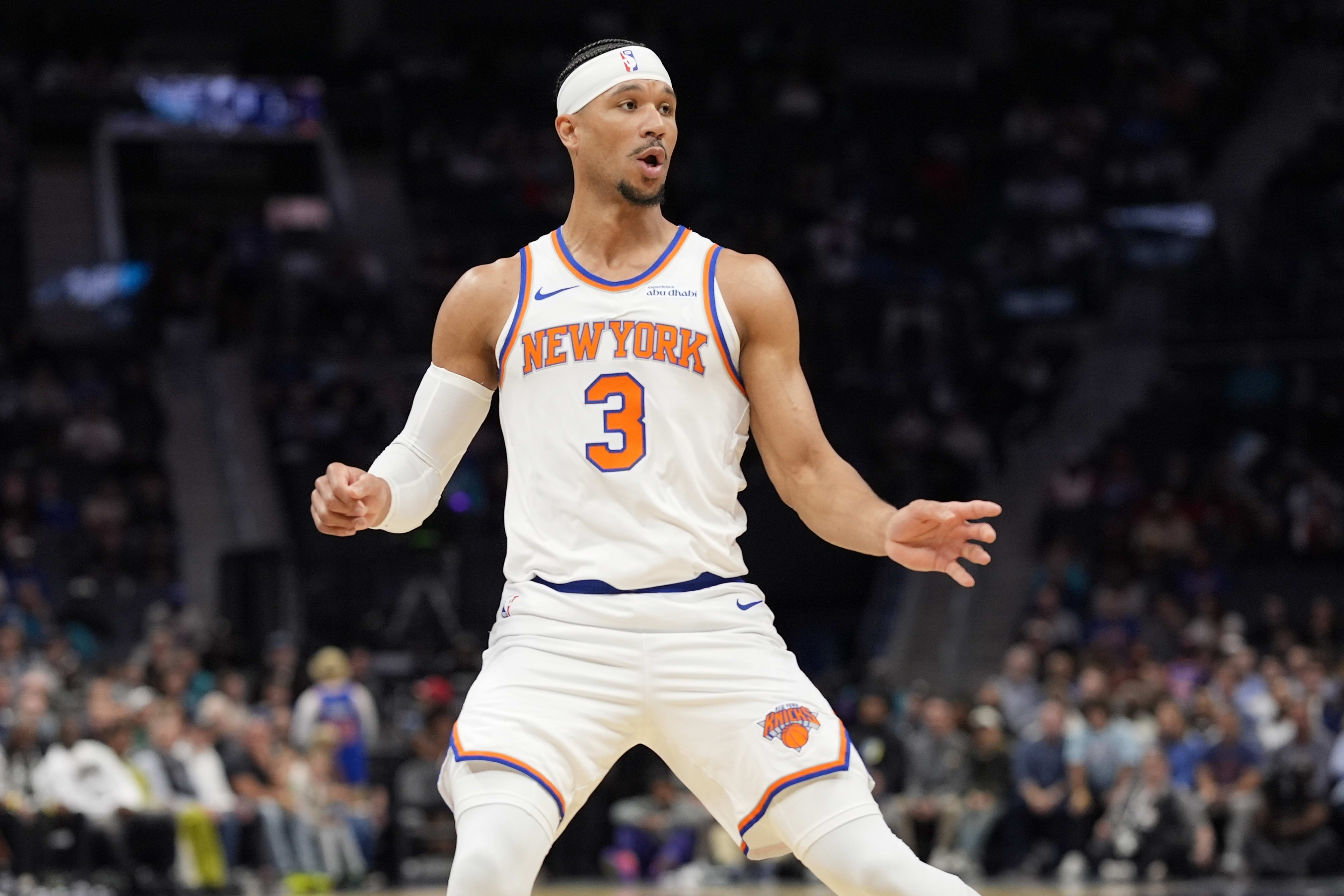 New York Knicks guard Josh Hart (3).
