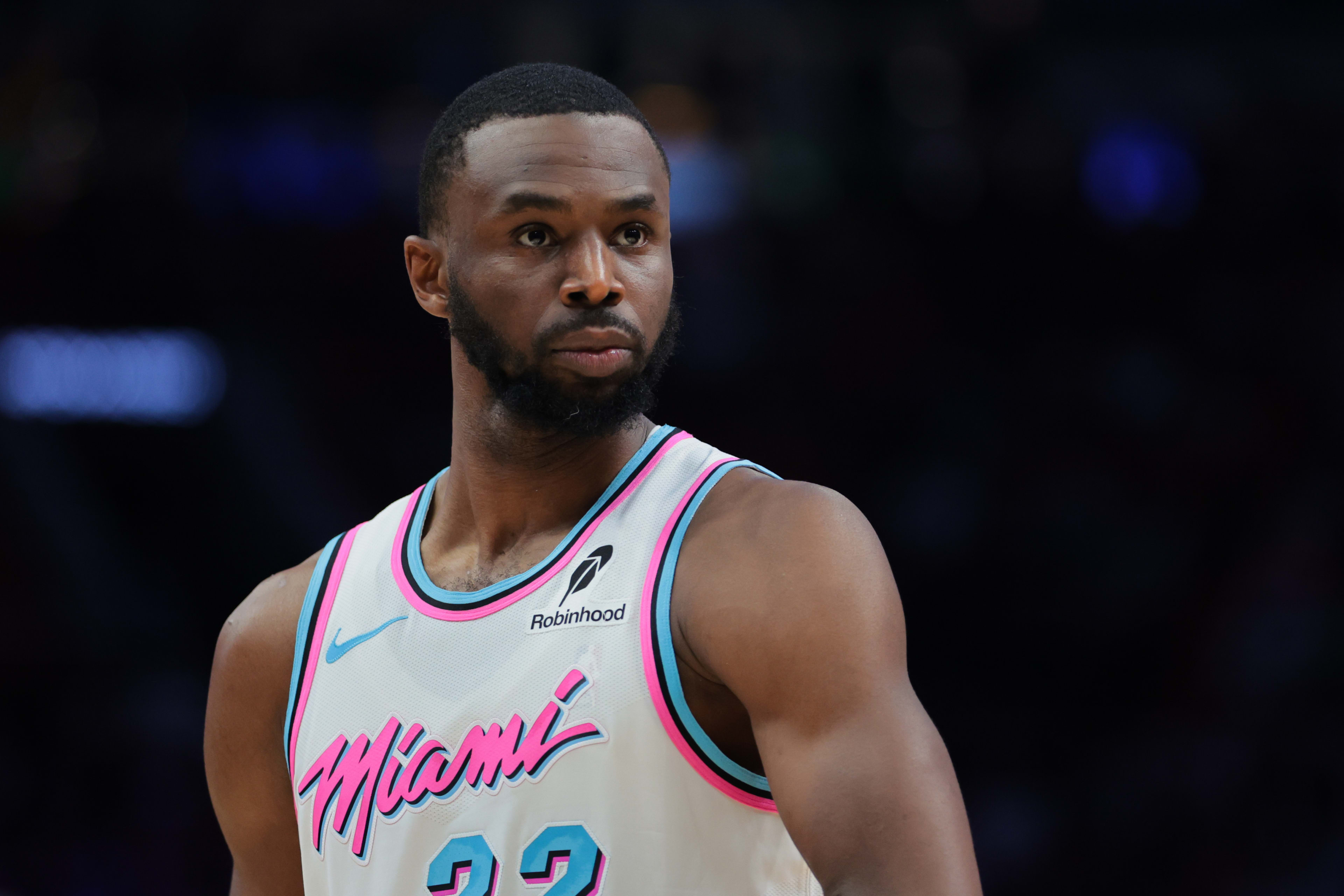 Miami Heat forward Andrew Wiggins (22).