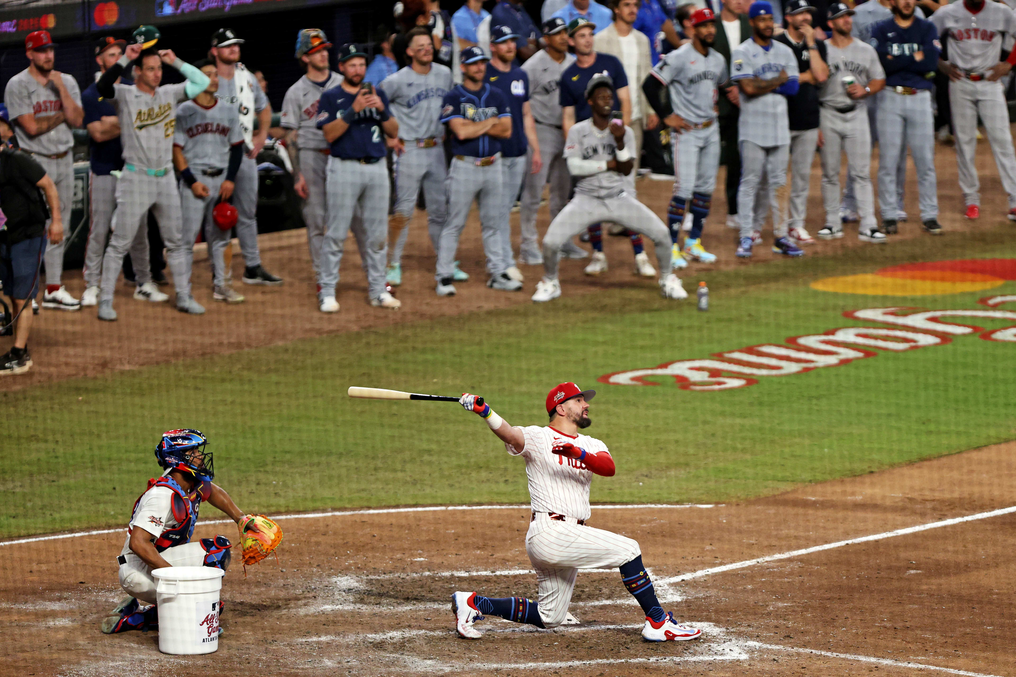 Philadelphia Phillies designated hitter Kyle Schwarber (12)