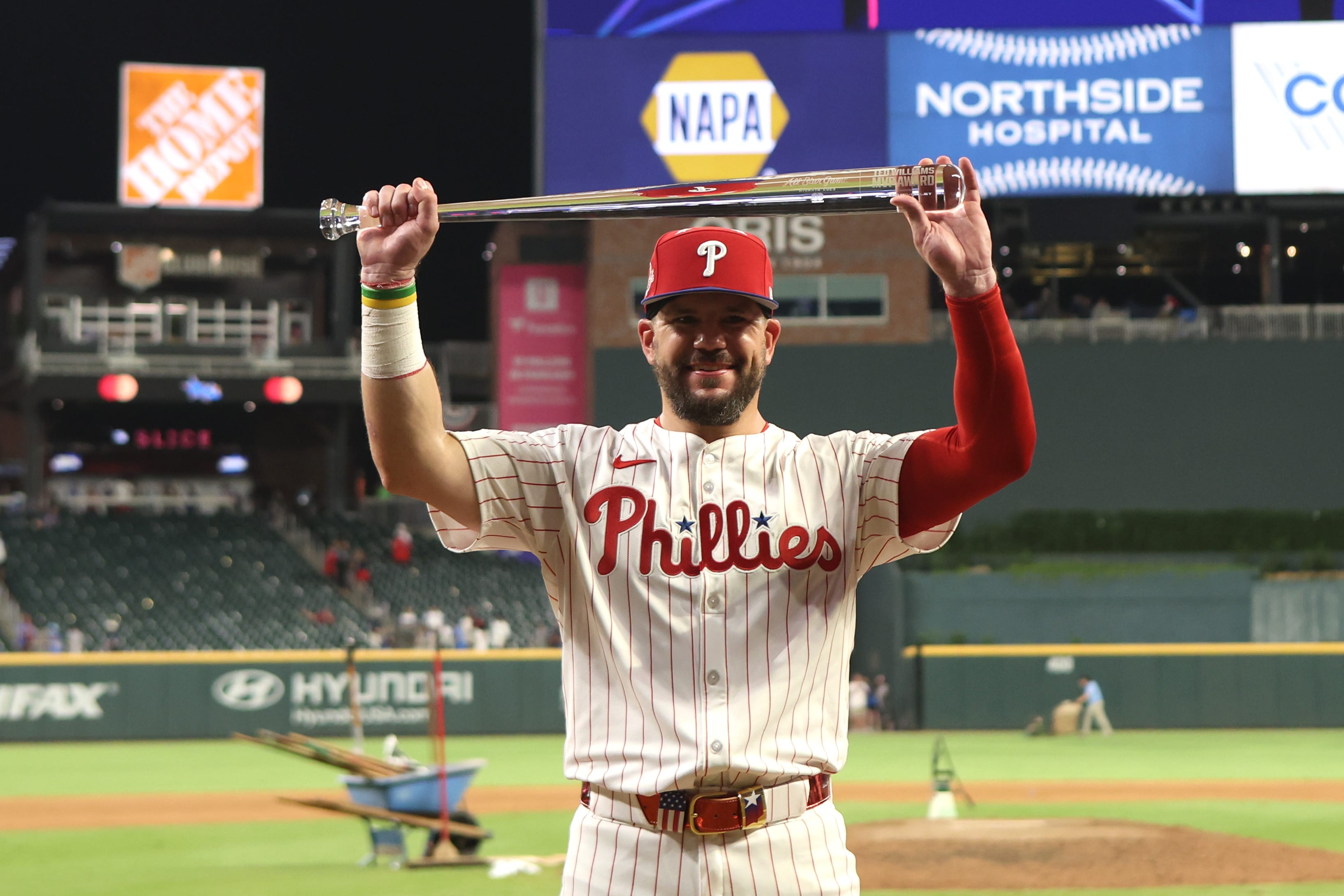 Philadelphia Phillies designated hitter Kyle Schwarber (12)