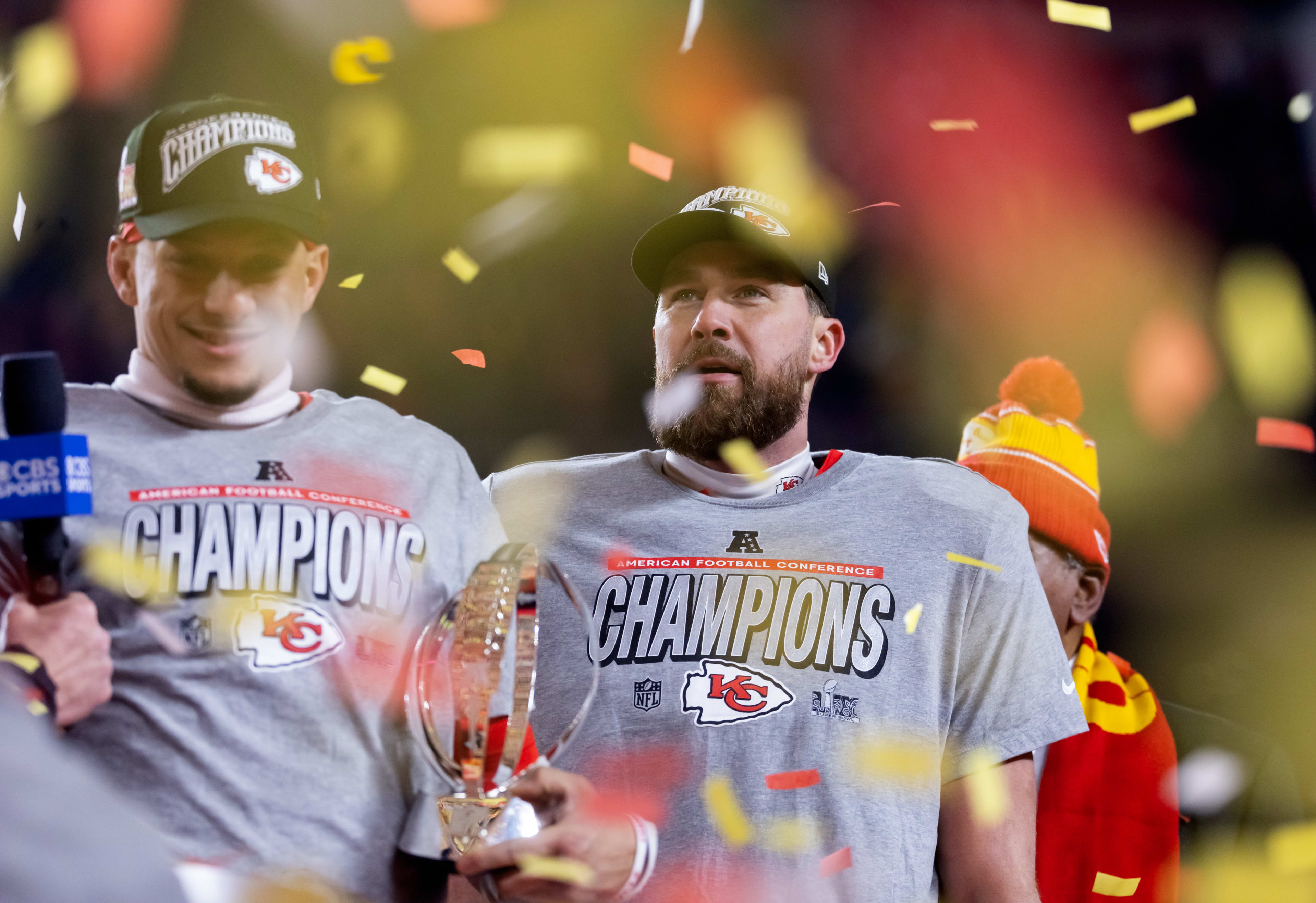 Patrick Mahomes and Travis Kelce