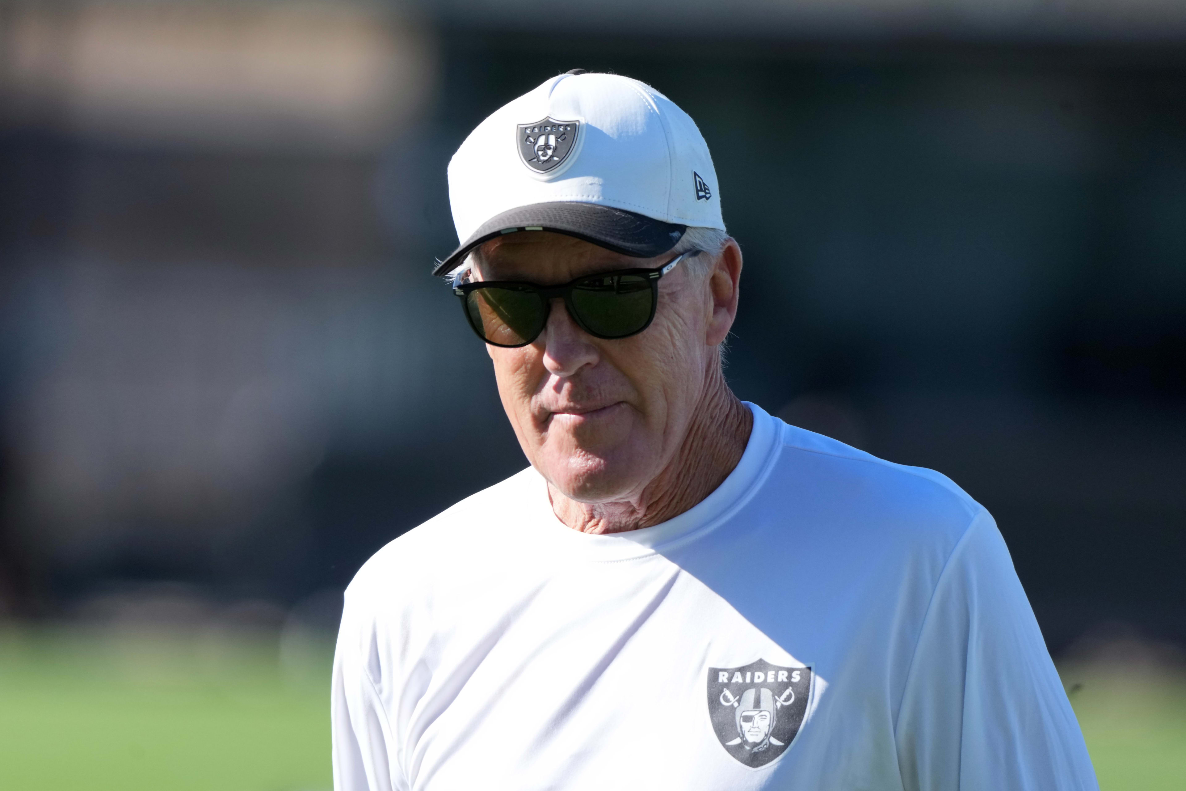 Las Vegas Raiders coach Pete Carroll.
