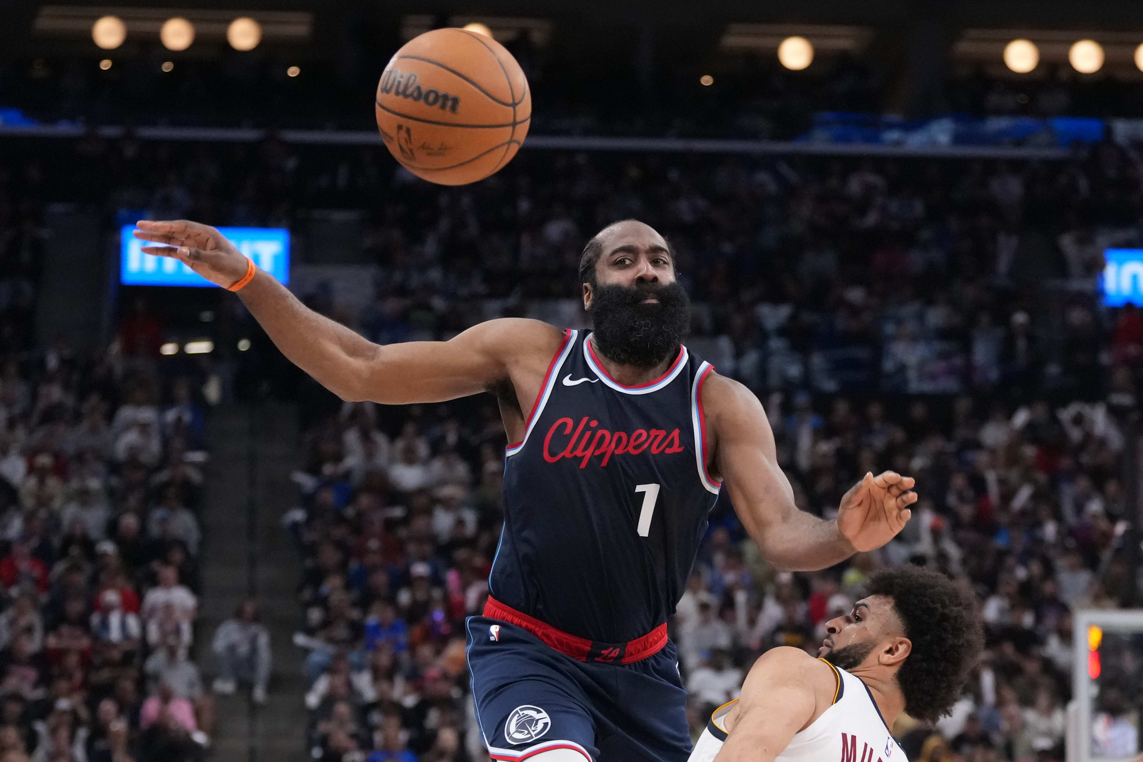 Los Angeles Clippers guard James Harden (1)