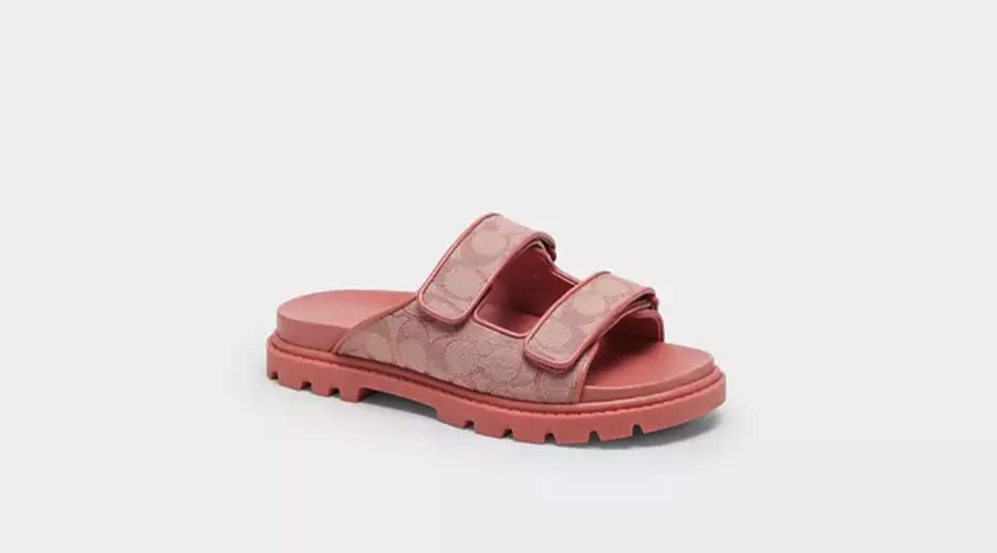 Coach Outlet Is Selling 'Comfy' $198 Signature Sport Sandals