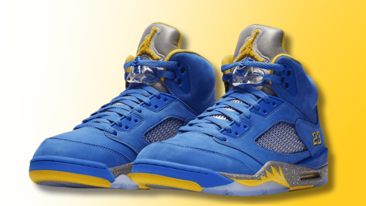 シューズ(男性用) NIKE AIR JORDAN 5 RETRO LANEY JSP Air Jordan 5 'Laney Varsity Royal JSP': How Failure Fueled