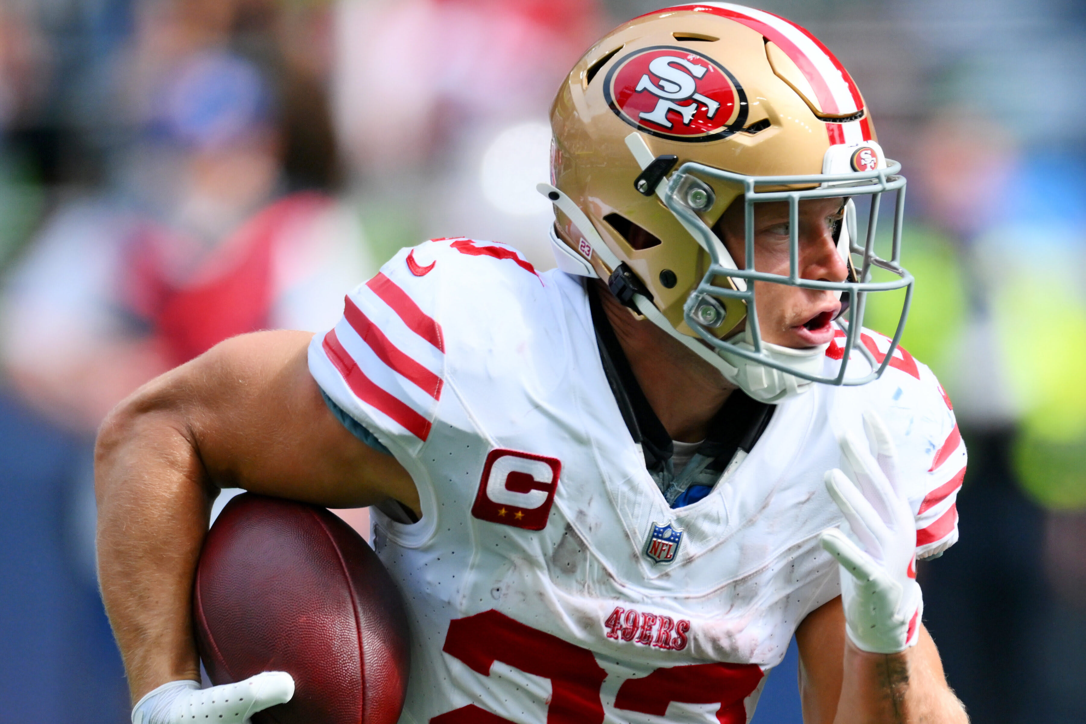 49ers Cannot Afford to Make Crucial Christian McCaffrey Mistake Against  Saints - Athlon Sports