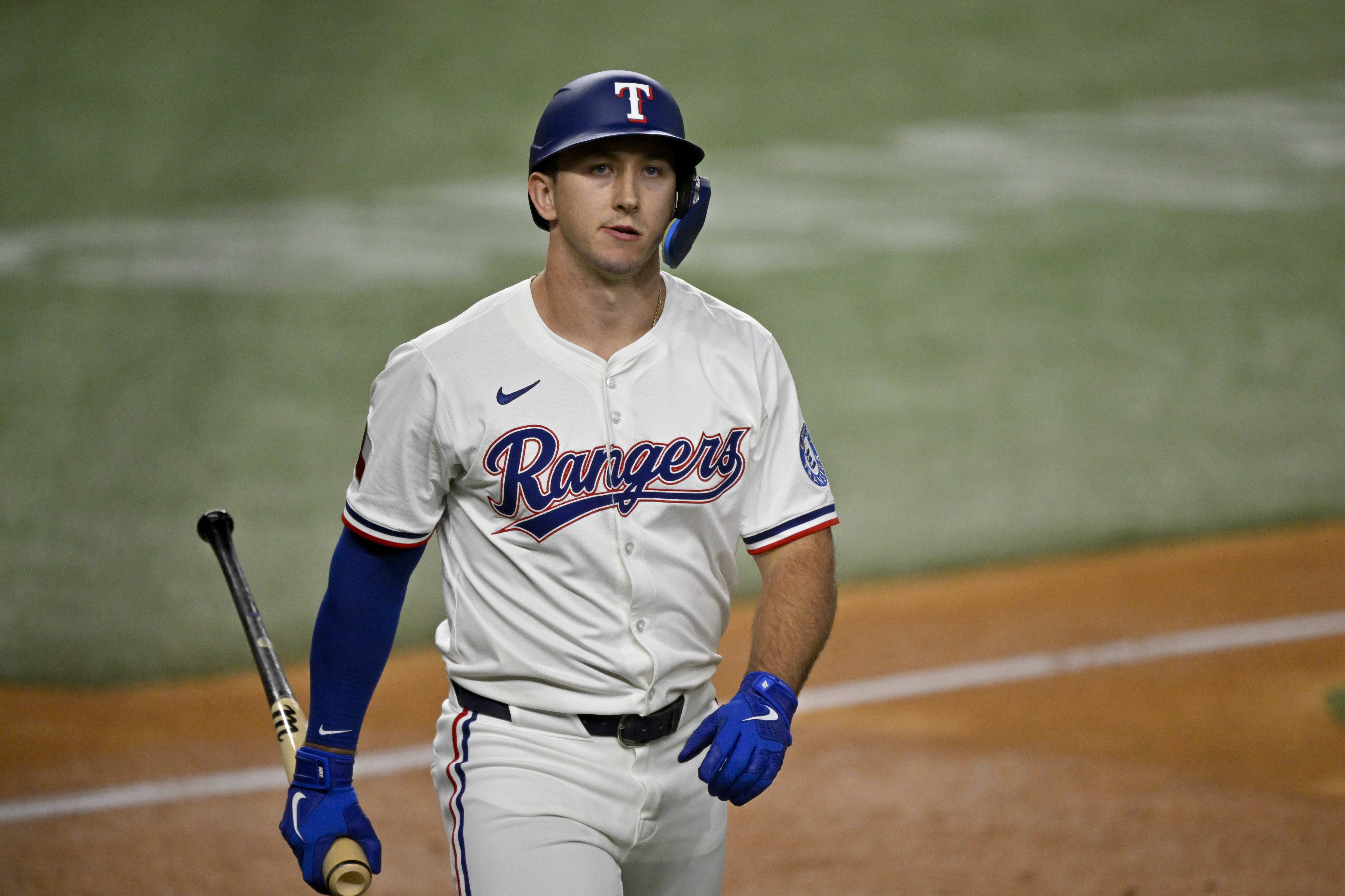Bruce Bochy Announces Reason for Wyatt Langford's Removal From Rangers  Lineup - Athlon Sports