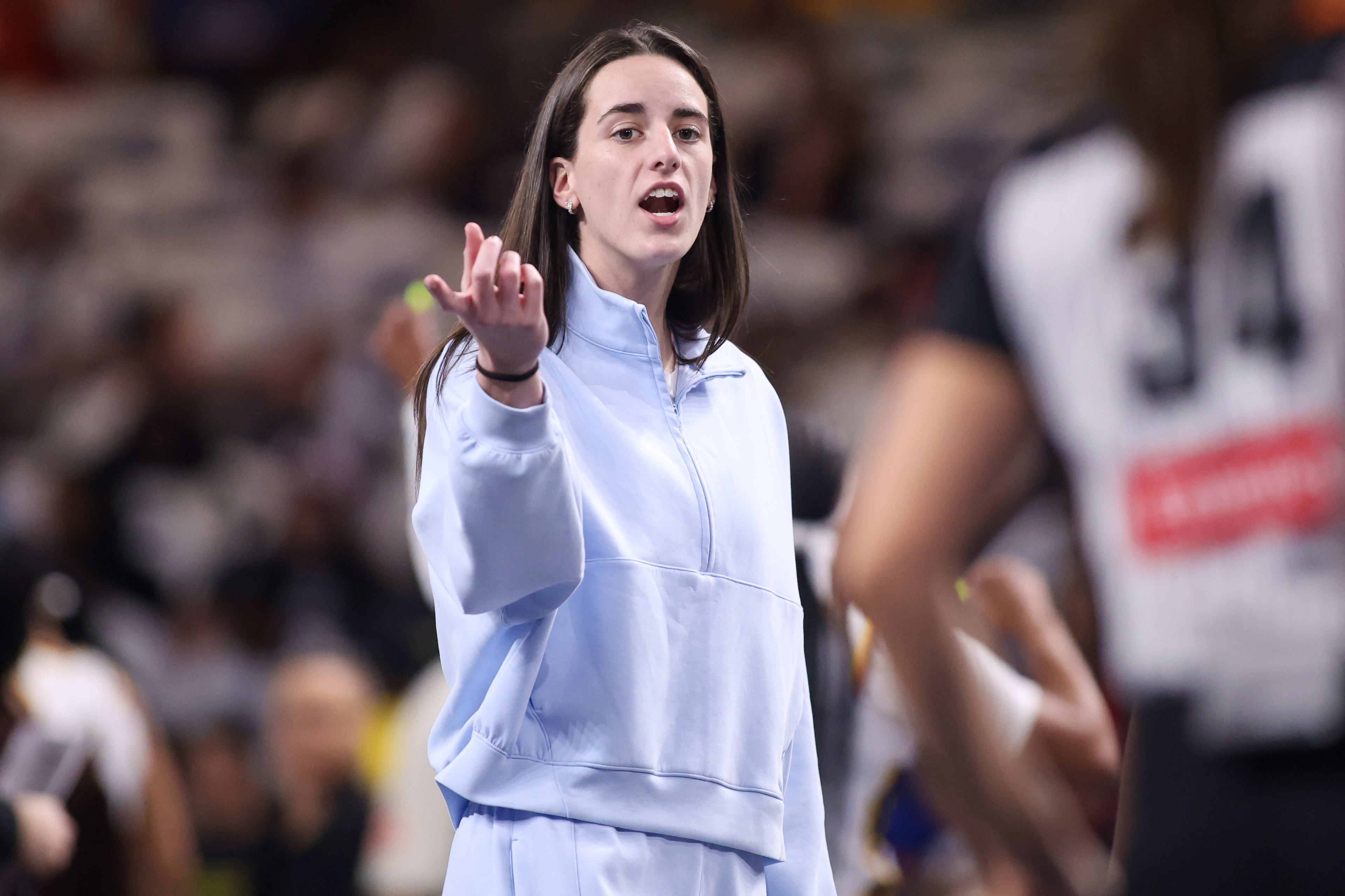 Indiana Fever guard Caitlin Clark (22).