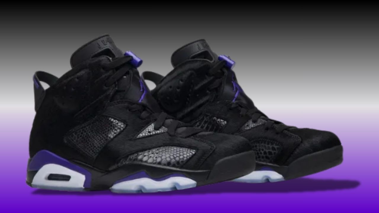 all purple jordan 6