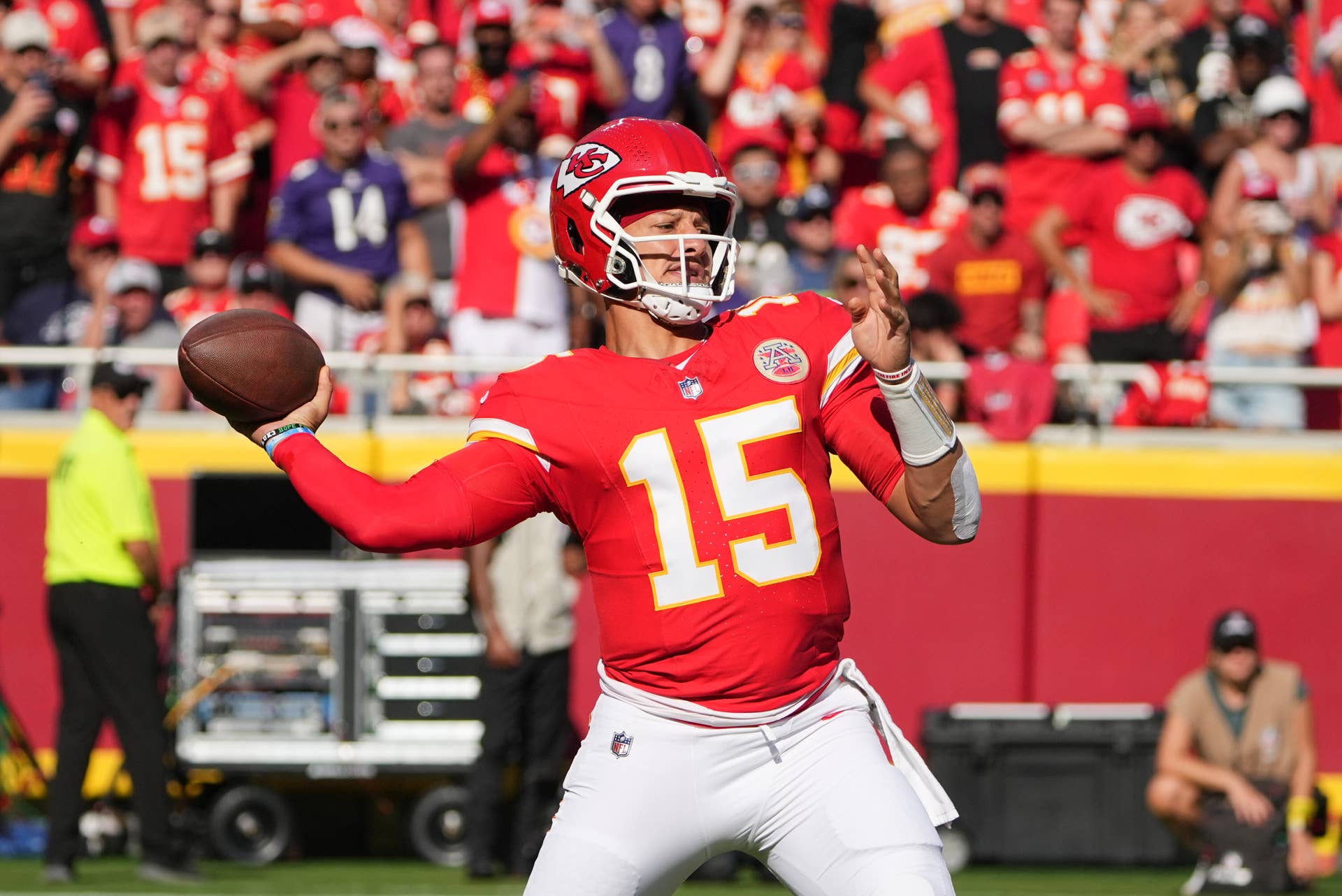 Chiefs QB Patrick Mahomes vs. Ravens