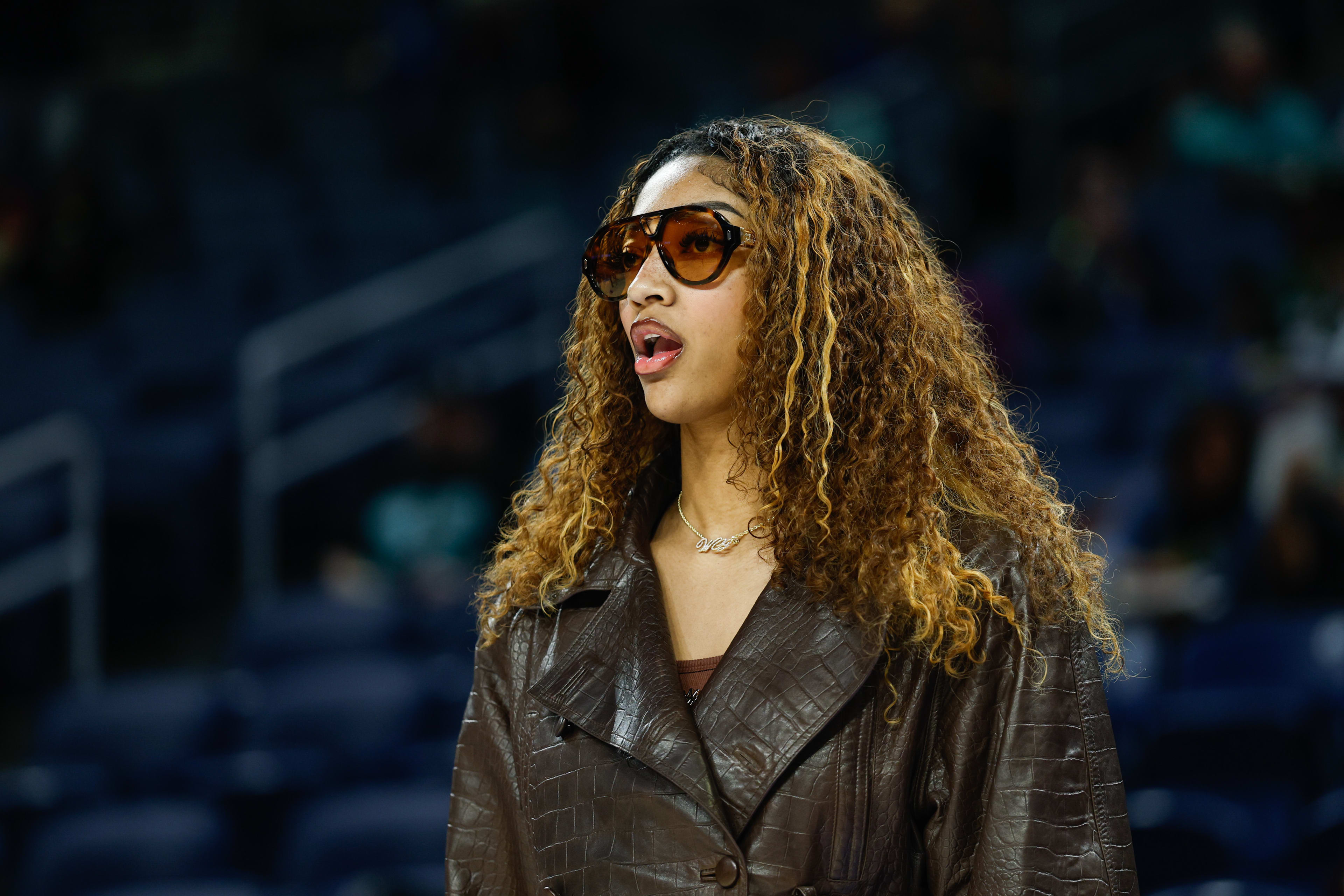 Chicago Sky forward Angel Reese (5)