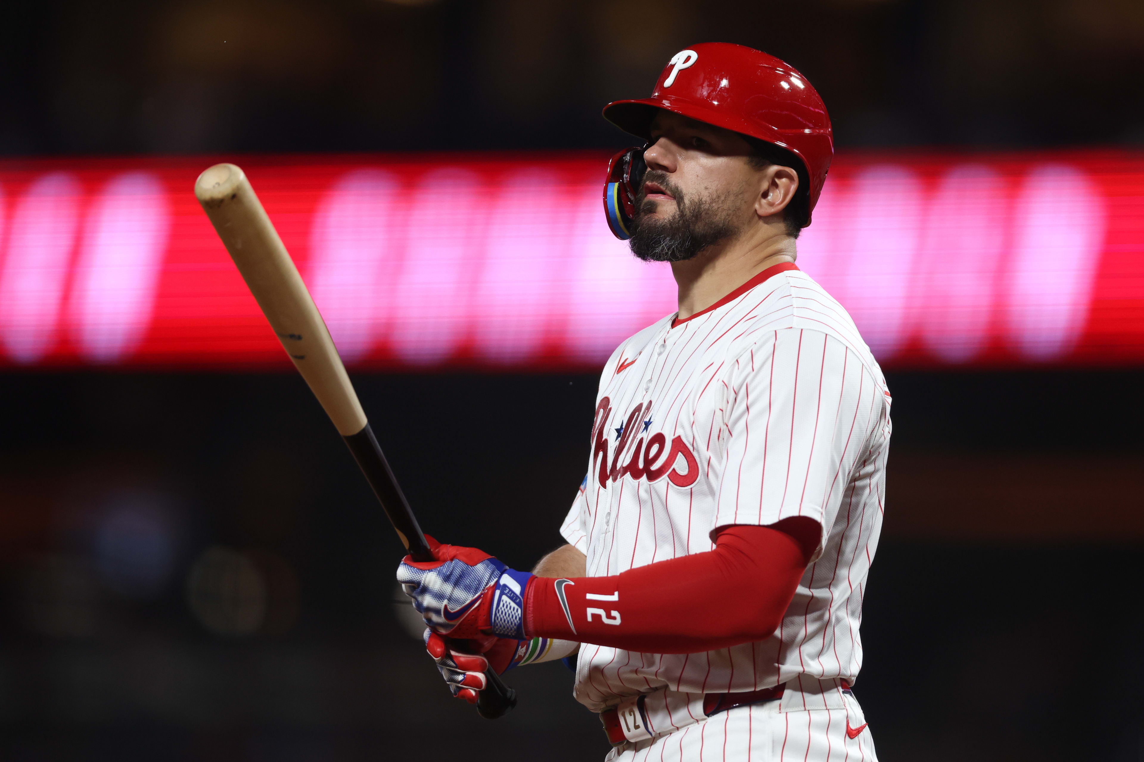 Philadelphia Phillies outfielder Kyle Schwarber (12)