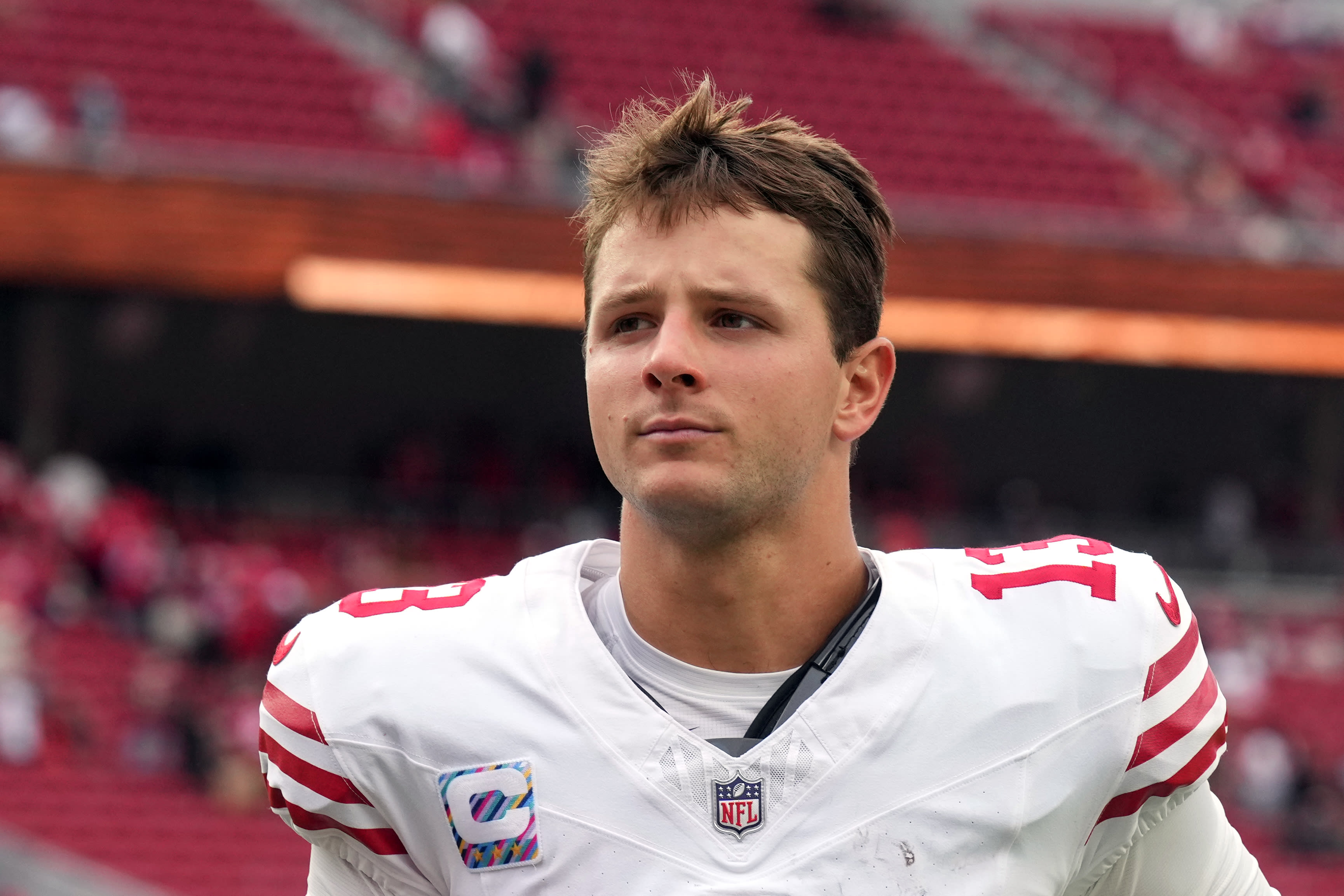 BREAKING: 49ers QB Brock Purdy boldly declares he’ll win at least three more Super Bowls before even thinking about retirement. At Media Day, when asked about “hanging it up,” Purdy made it clear: he plans to end the NFL’s GOAT debate once and for all — by stacking three more Lombardi trophies before stepping off the throne. 🏆🔥 - Linh