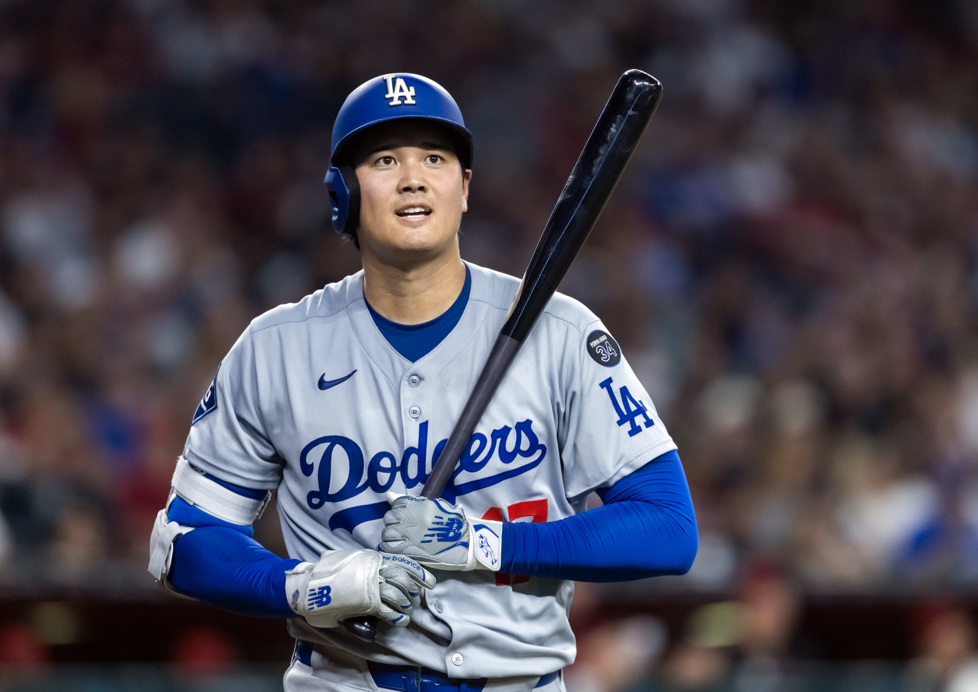 Los Angeles Dodgers pitcher/designated hitter Shohei Ohtani