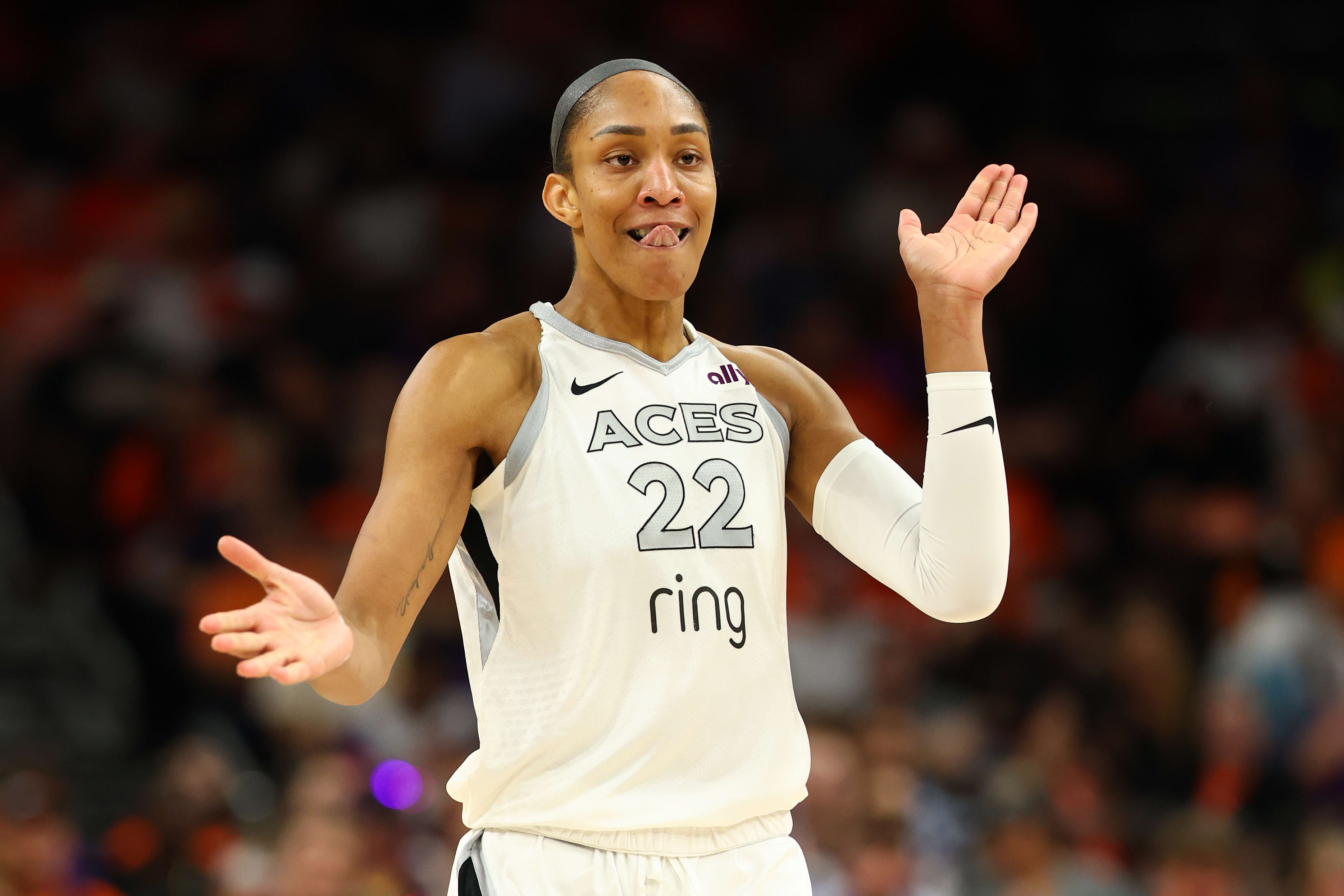 Las Vegas Aces superstar A'Ja Wilson
